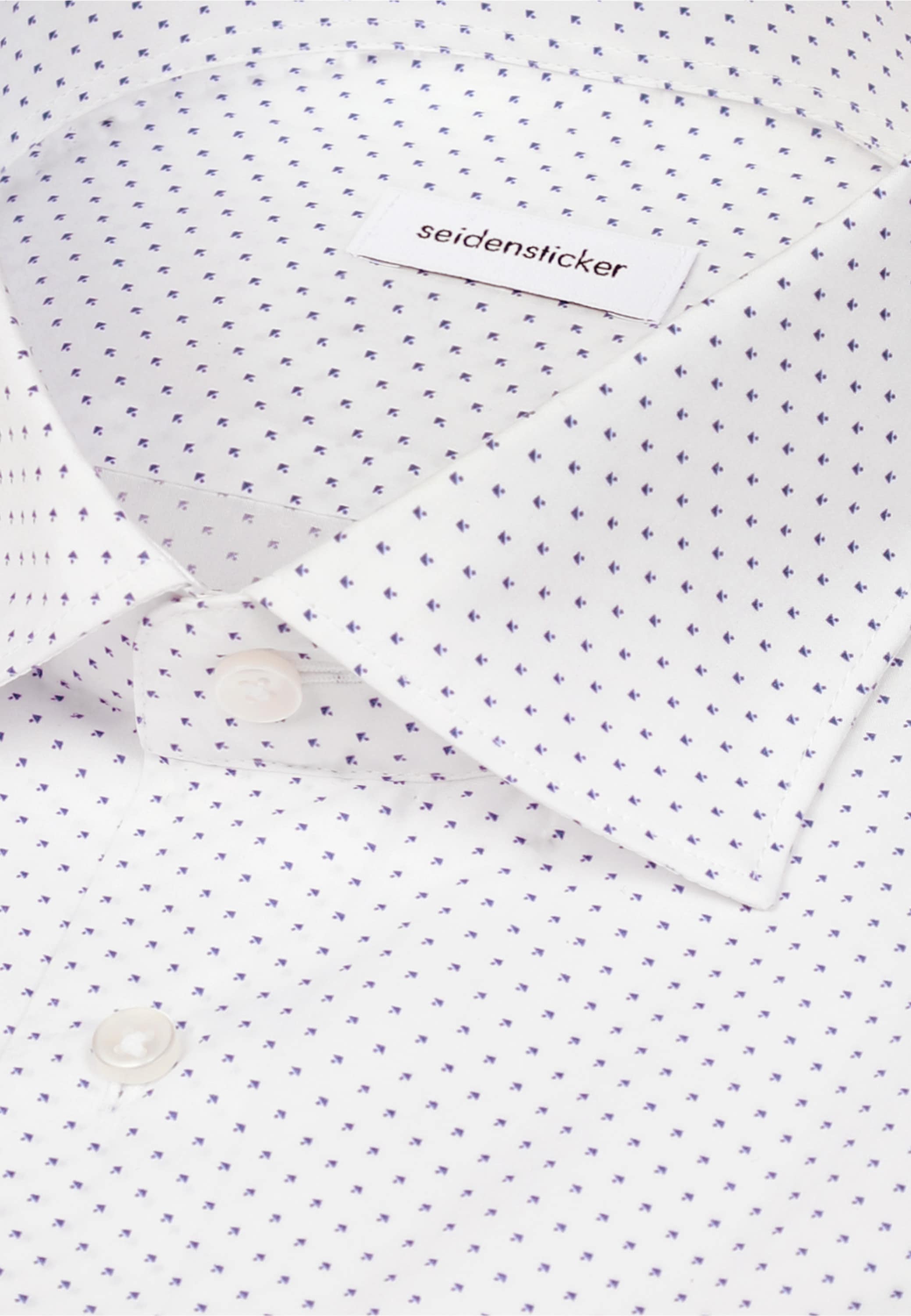 seidensticker Businesshemd »Schwarze Rose« Slim 1/1 Kentkragen Druck