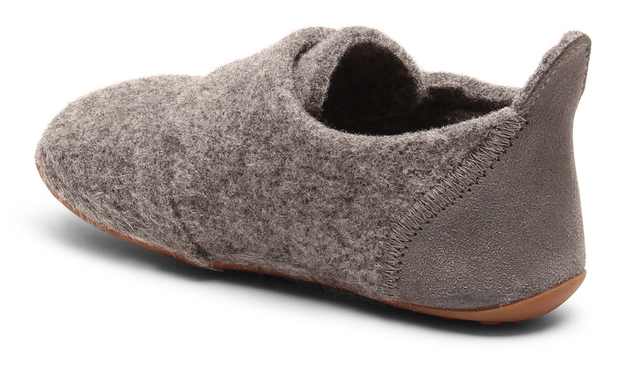 Bisgaard Hausschuh »casual wool«, Klettschuh mit Lammwolle gefüttert, Größenschablone zum Download