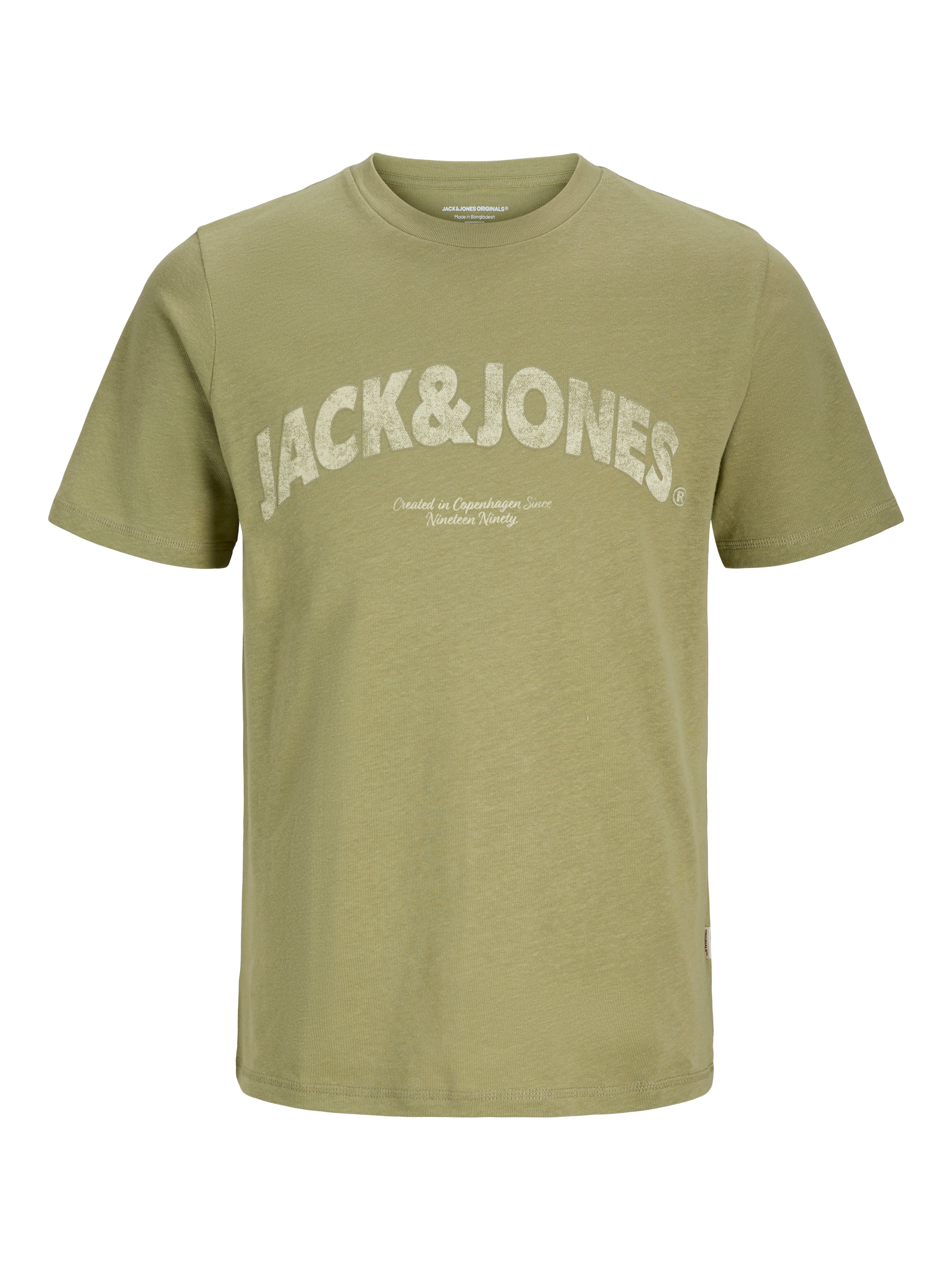 Jack & Jones PlusSize Print-Shirt »JORALMERIA BOLD BRANDING TEE SS CN PLS«, mit Logo Print