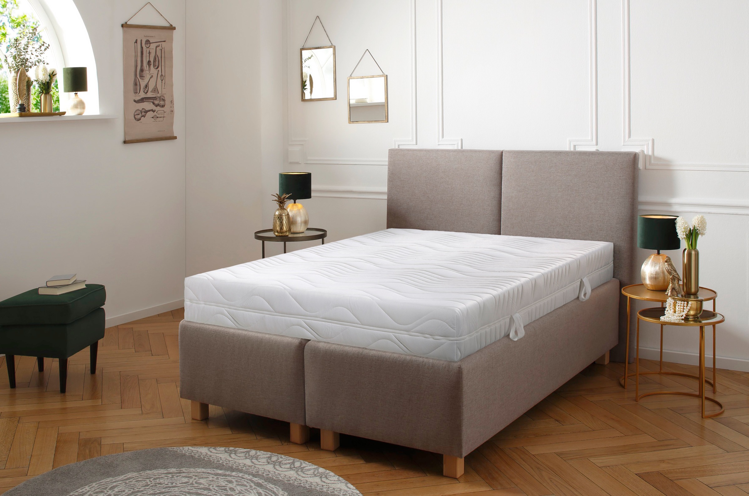 DELAVITA Komfortschaummatratze »Chur«, (1 St.), Leichte Schaum-Matratze für ein müheloses Handling & Top-Hygiene