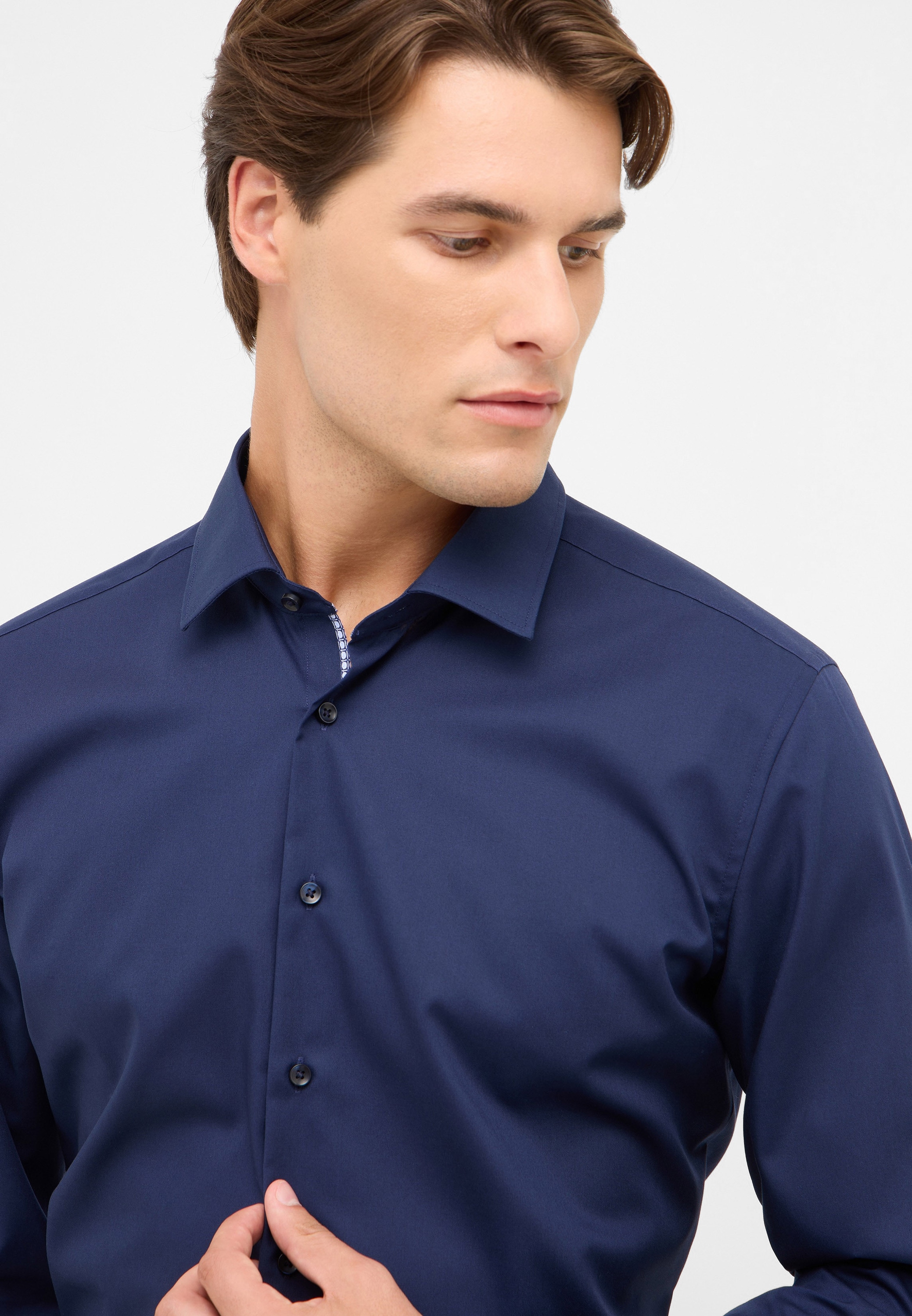 Eterna Langarmhemd »SLIM FIT« NON IRON (bügelfrei)