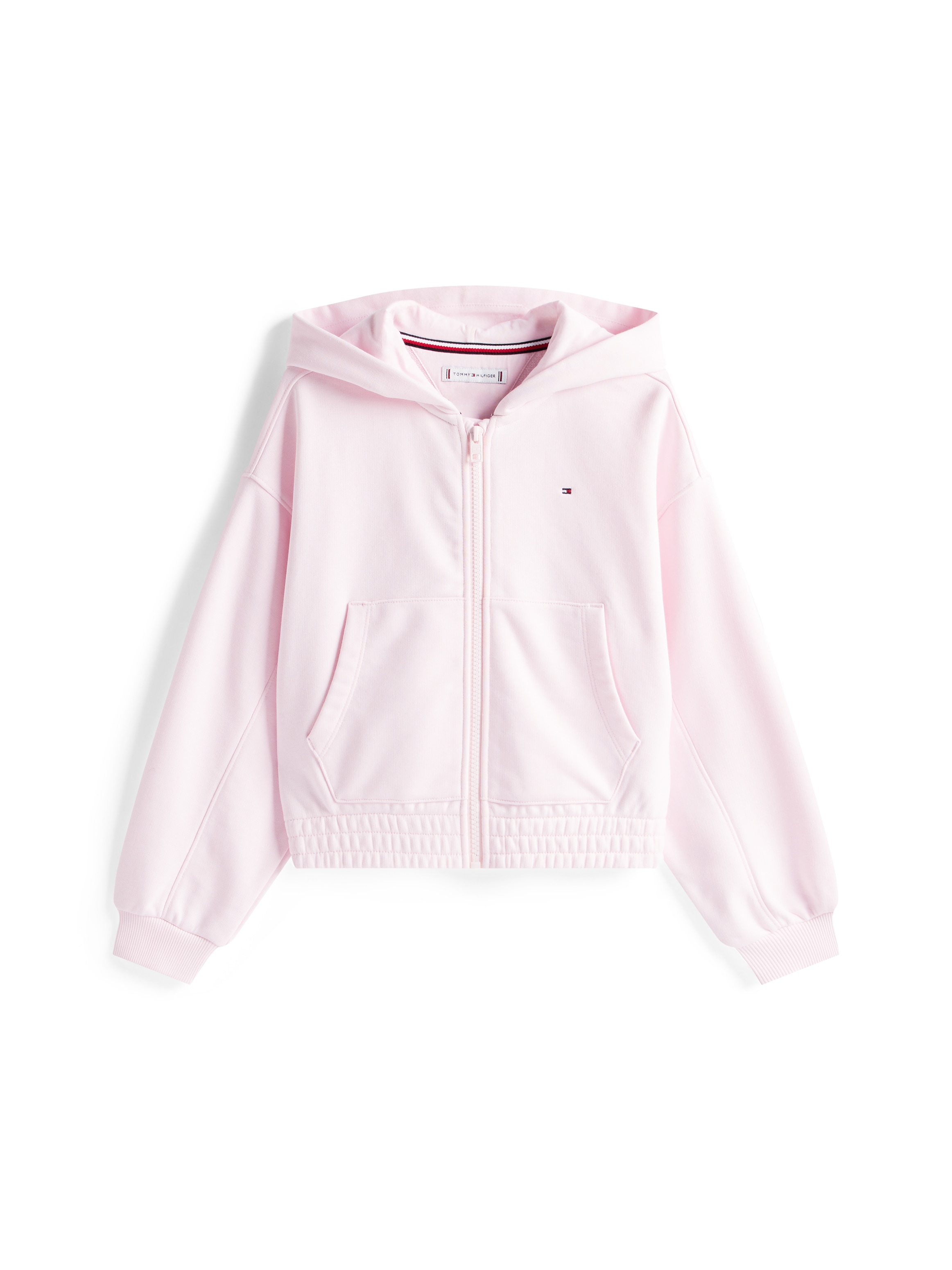 Tommy Hilfiger Kapuzensweatjacke »TOMMY PUFF PRINT ZIP THRU HOODIE« für Kinder bis 16 Jahre, Druck auf der Kapuze