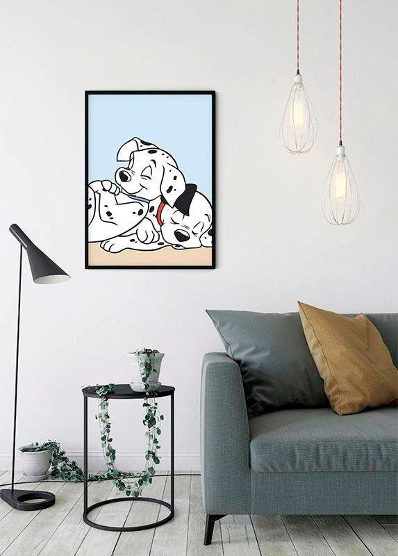 Komar Bild »101 Dalmatiner Cuddle« Disney 1 Stk. tlg. Wandbild zur Dekoration im Kinderzimmer - ohne Rahmen