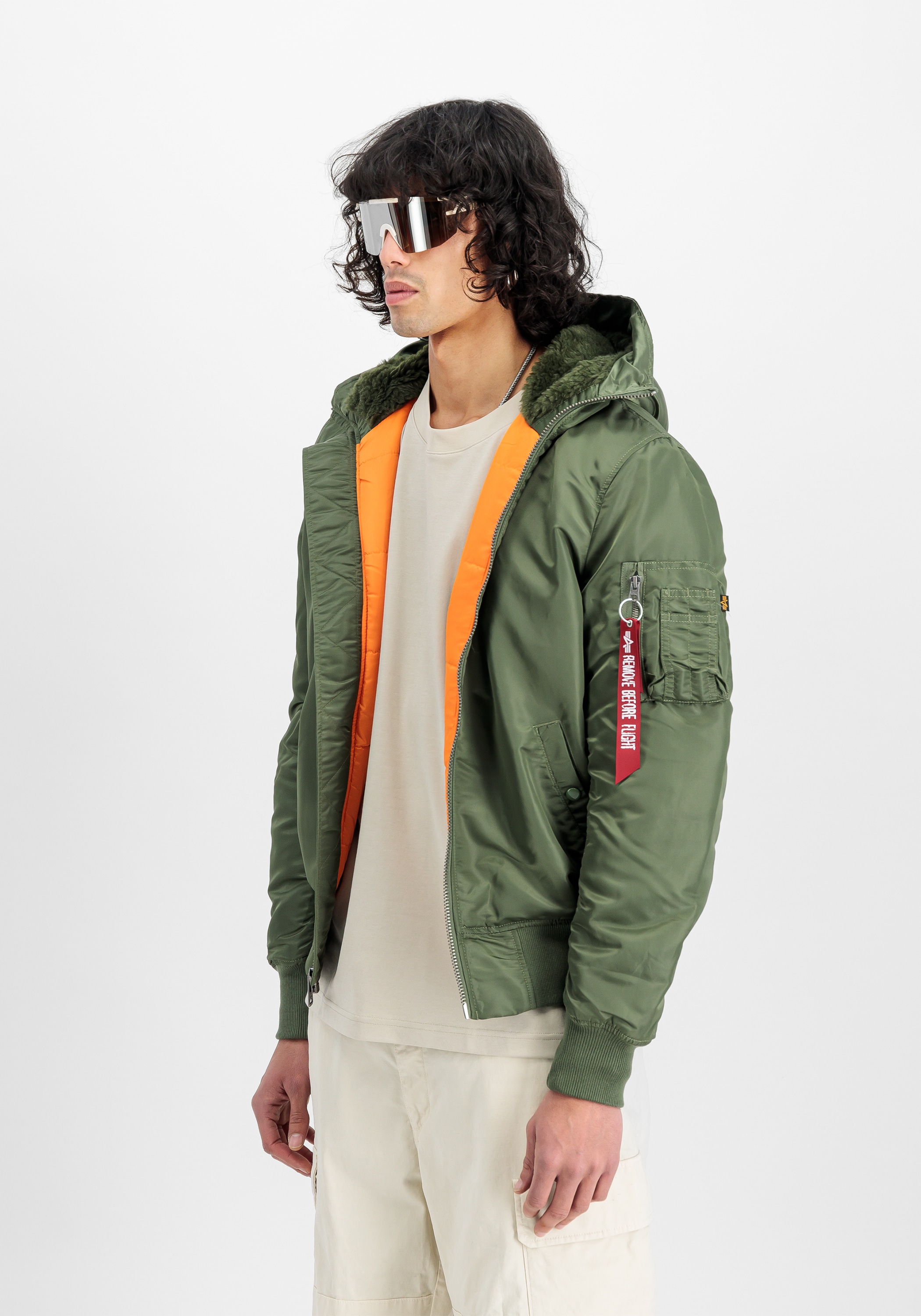 Alpha Industries Bomberjacke »Alpha Industries Men - Bomber Jackets MA-1 Hooded«