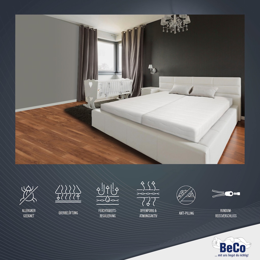 Beco Komfortschaummatratze »2 Dreams«, 21 cm hoch, Raumgewicht: 35 kg/m³, (1 St.), komfortable Matratze in 90x200 cm und weiteren Größen erhältlich