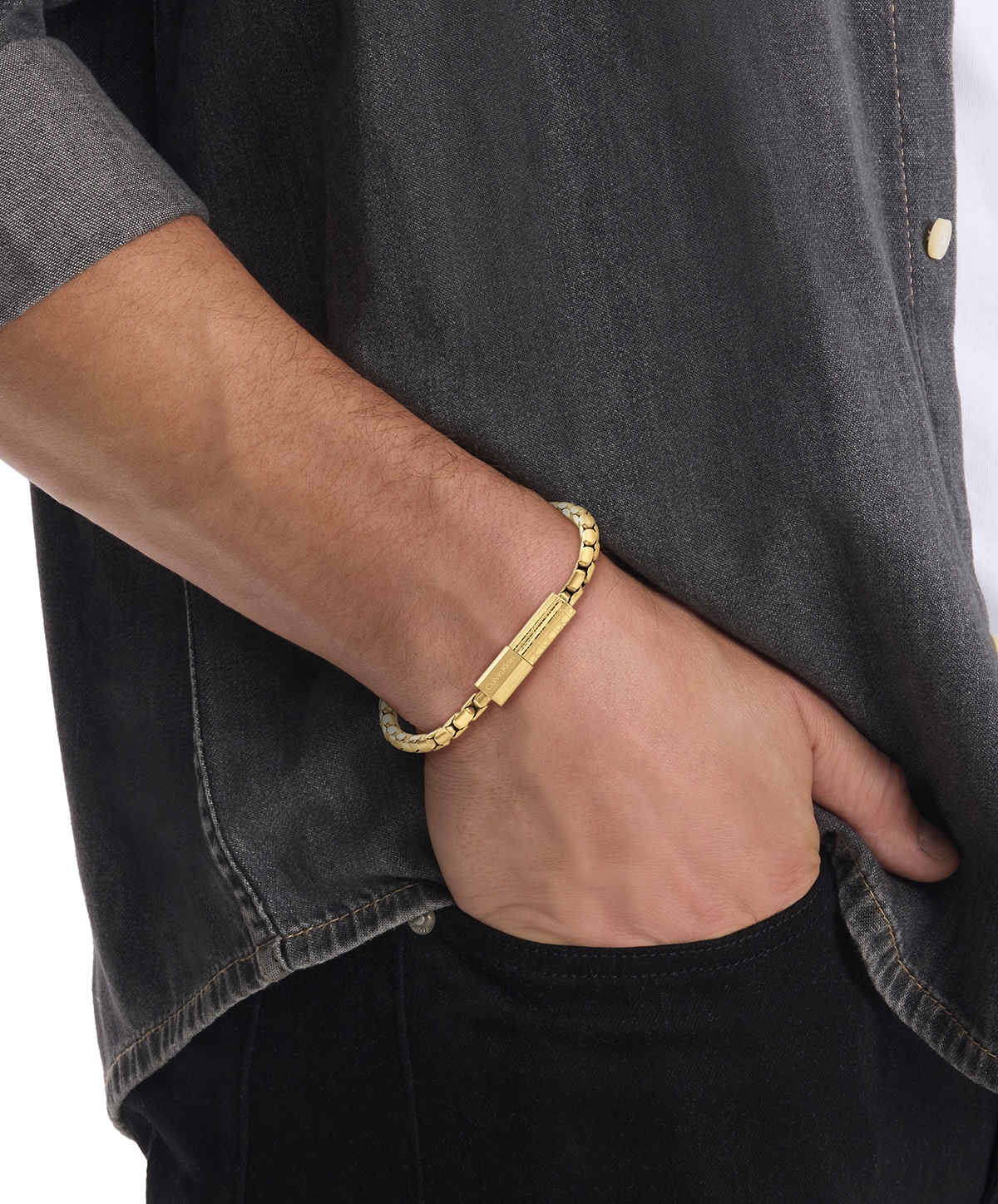 Calvin Klein Armband »CONTOURED BARREL«