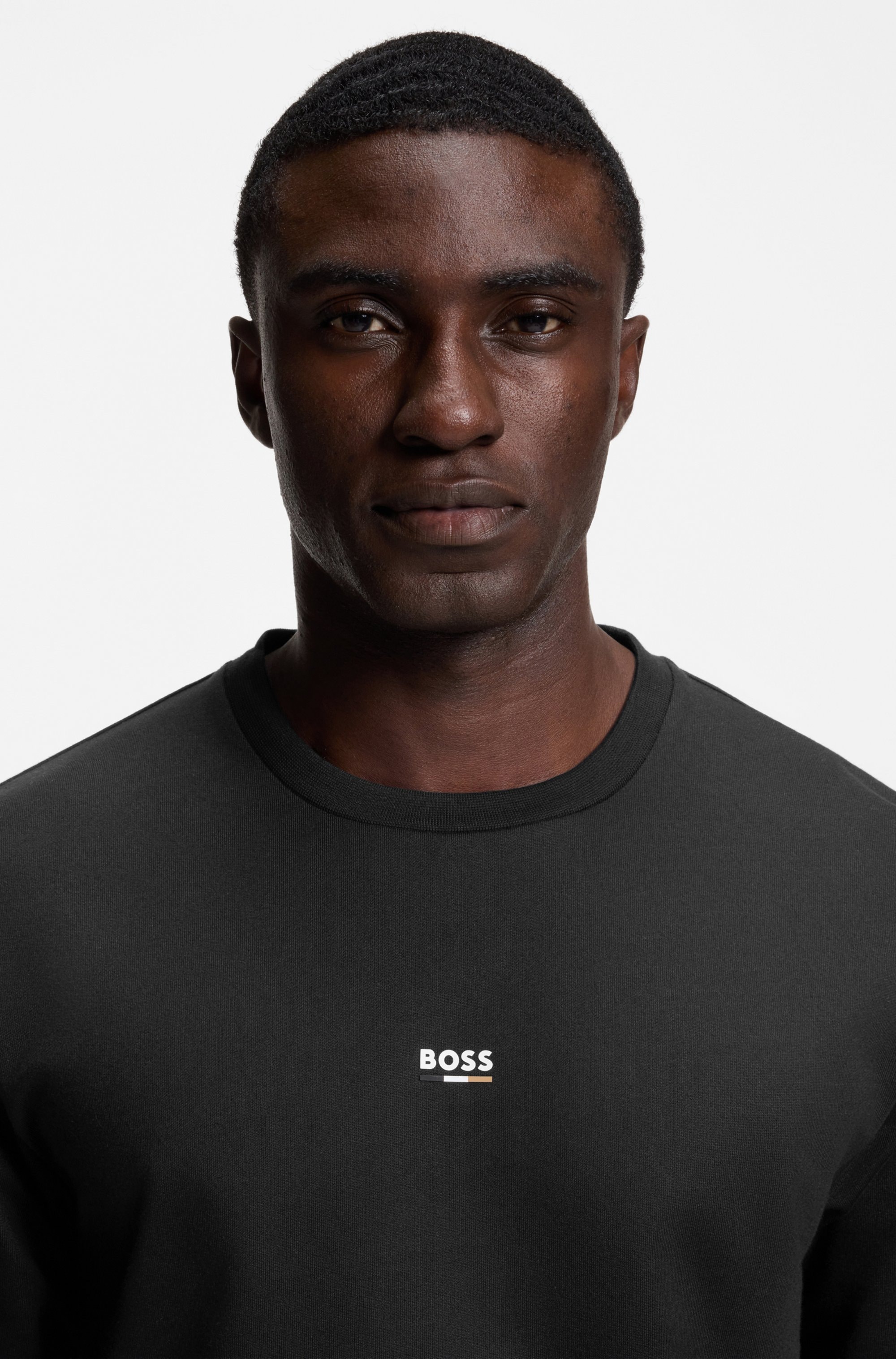 BOSS Sweatshirt »Iconic«, kontrastfarbene Details, noramle Passform
