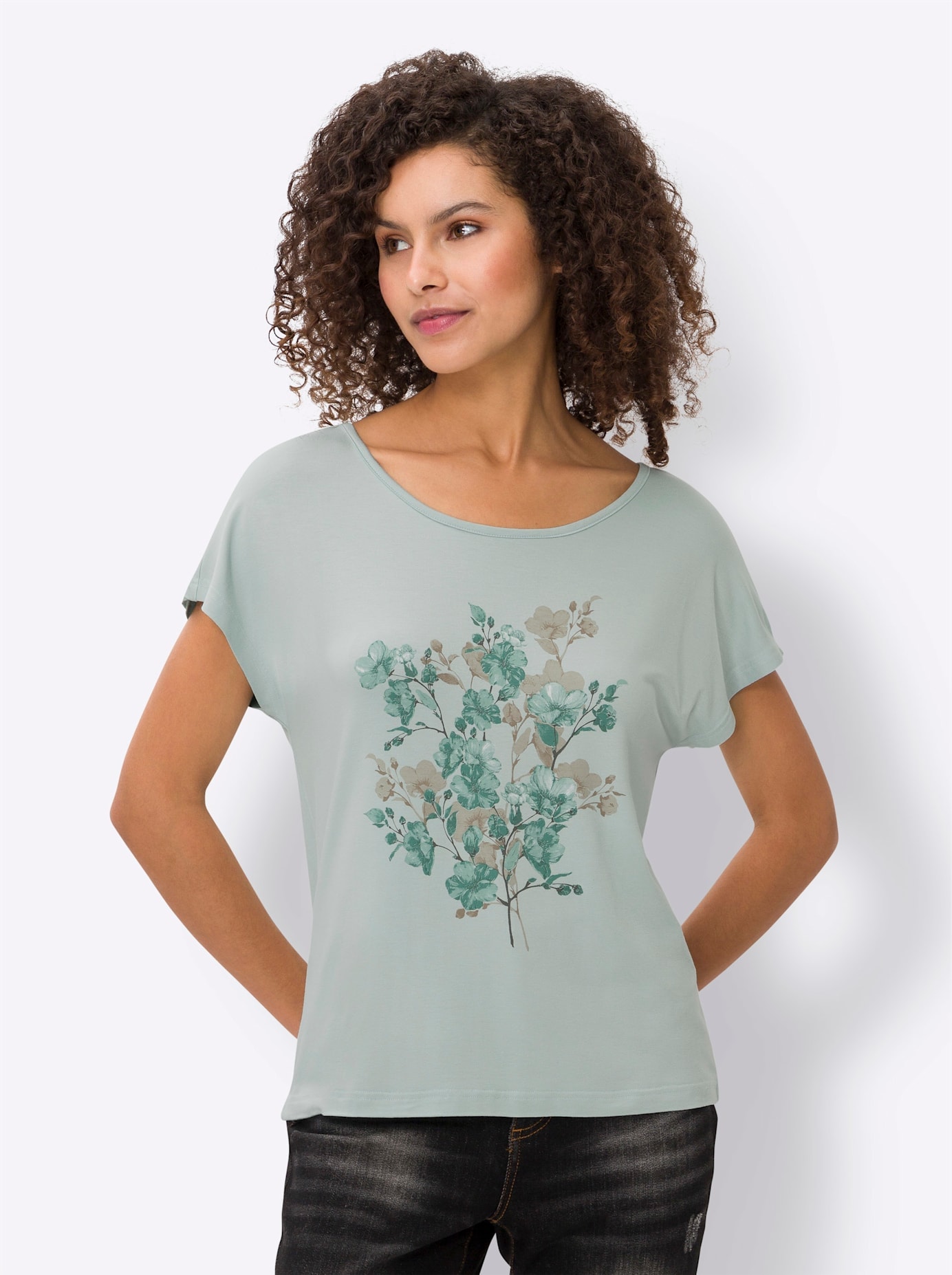 heine Kurzarmshirt »T-Shirt«, (1 tlg.)