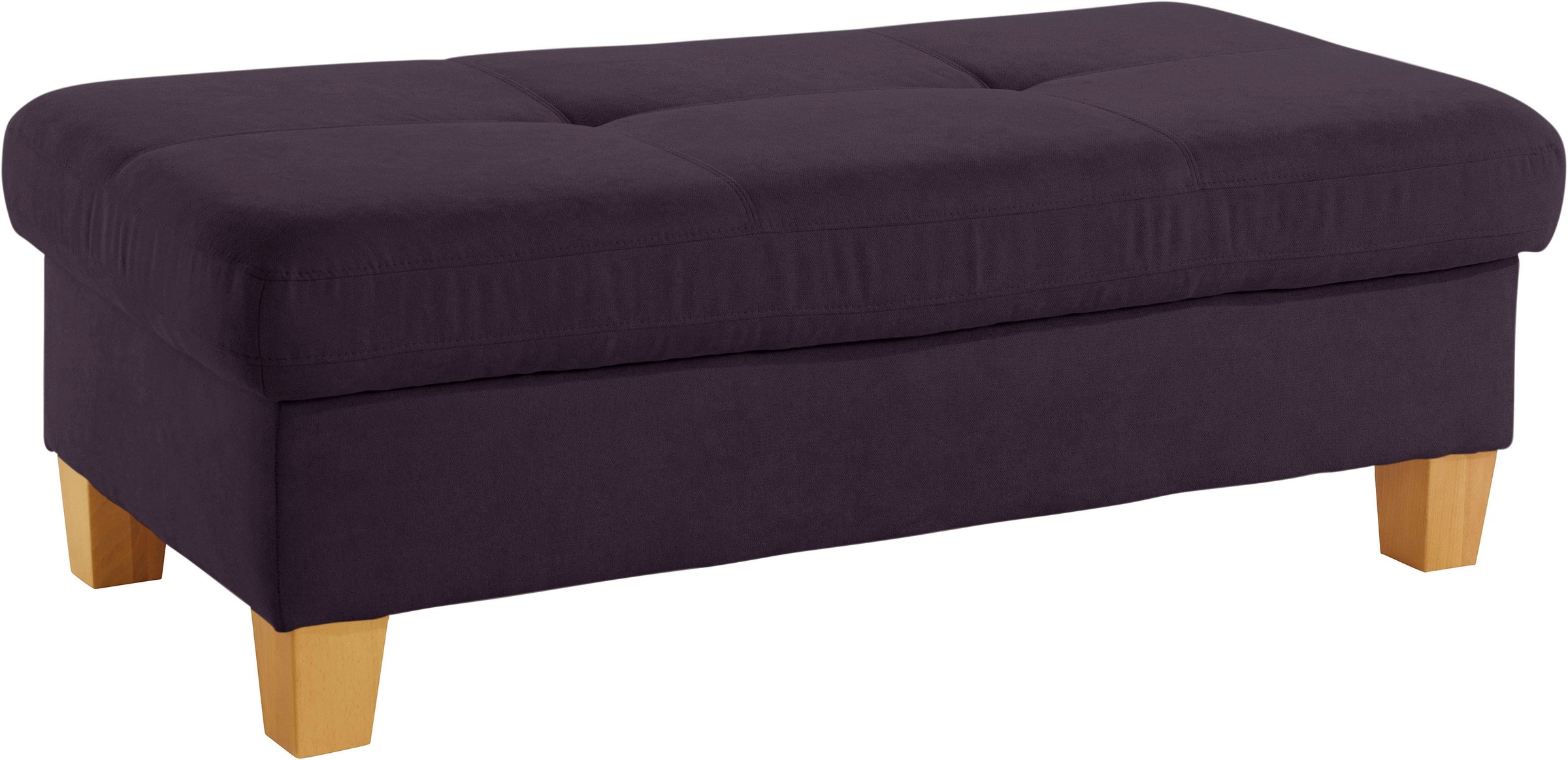 exxpo - sofa fashion Hocker »Enya Bankhocker mit Staufach unter der Sitzfläche« schöne Detailverarbeitung