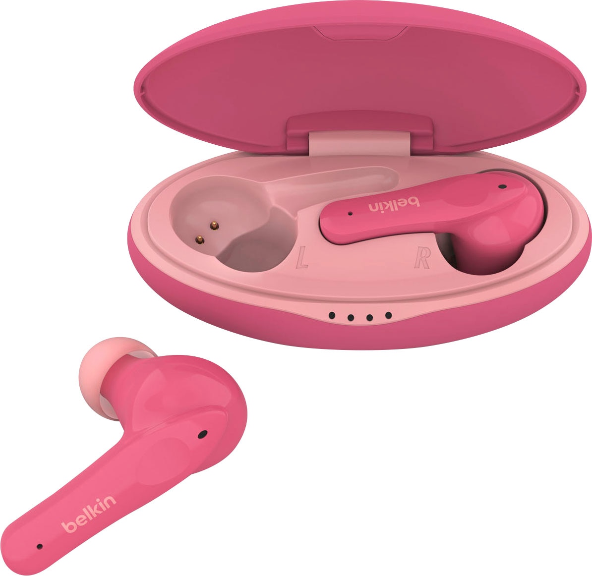 Belkin wireless Kopfhörer »SOUNDFORM NANO - Kinder In-Ear-Kopfhörer«, auf 85 dB begrenzt; am Kopfhörer