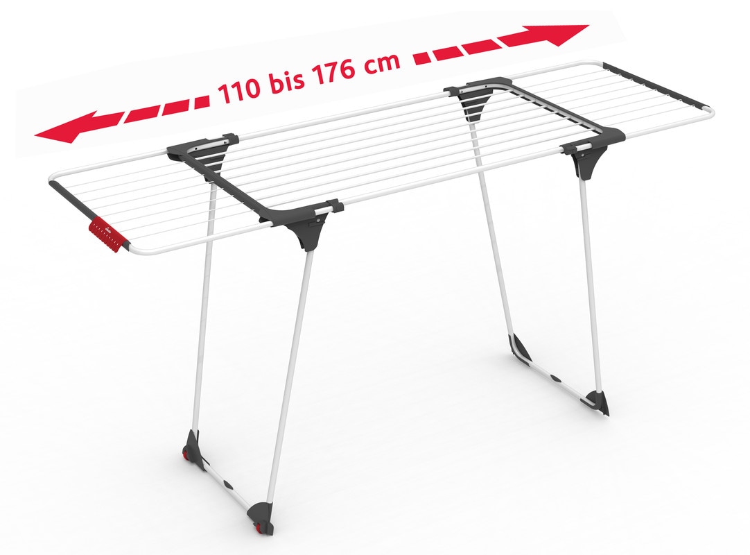 Vileda Wäscheständer »EXTENSIVE Wäscheständer« flexibel ausziehbare Flügel