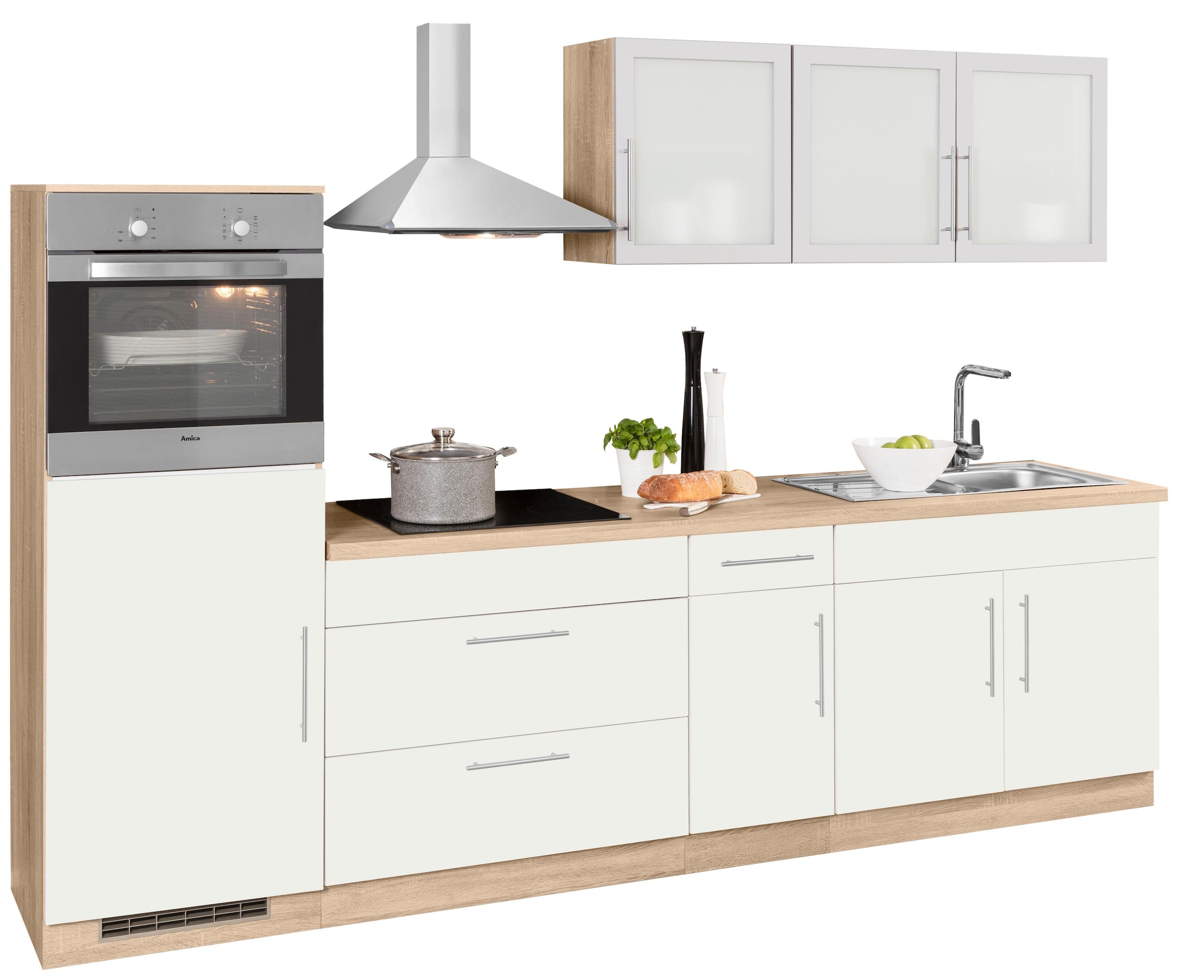 wiho Küchen Küchenzeile OTTO bestellen mit online Breite cm 290 E-Geräten, »Aachen«, bei