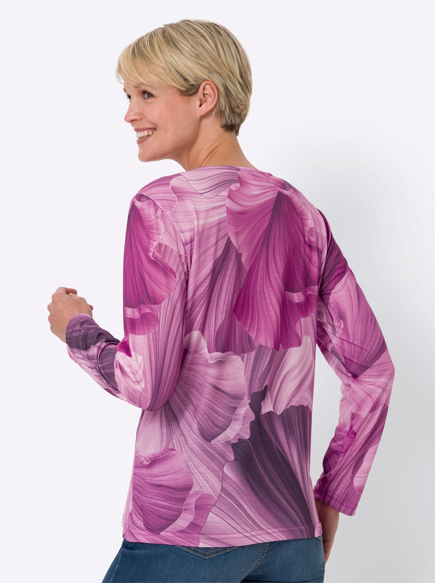 Classic Basics Langarmshirt »Druck-Shirt«, (1 tlg.)