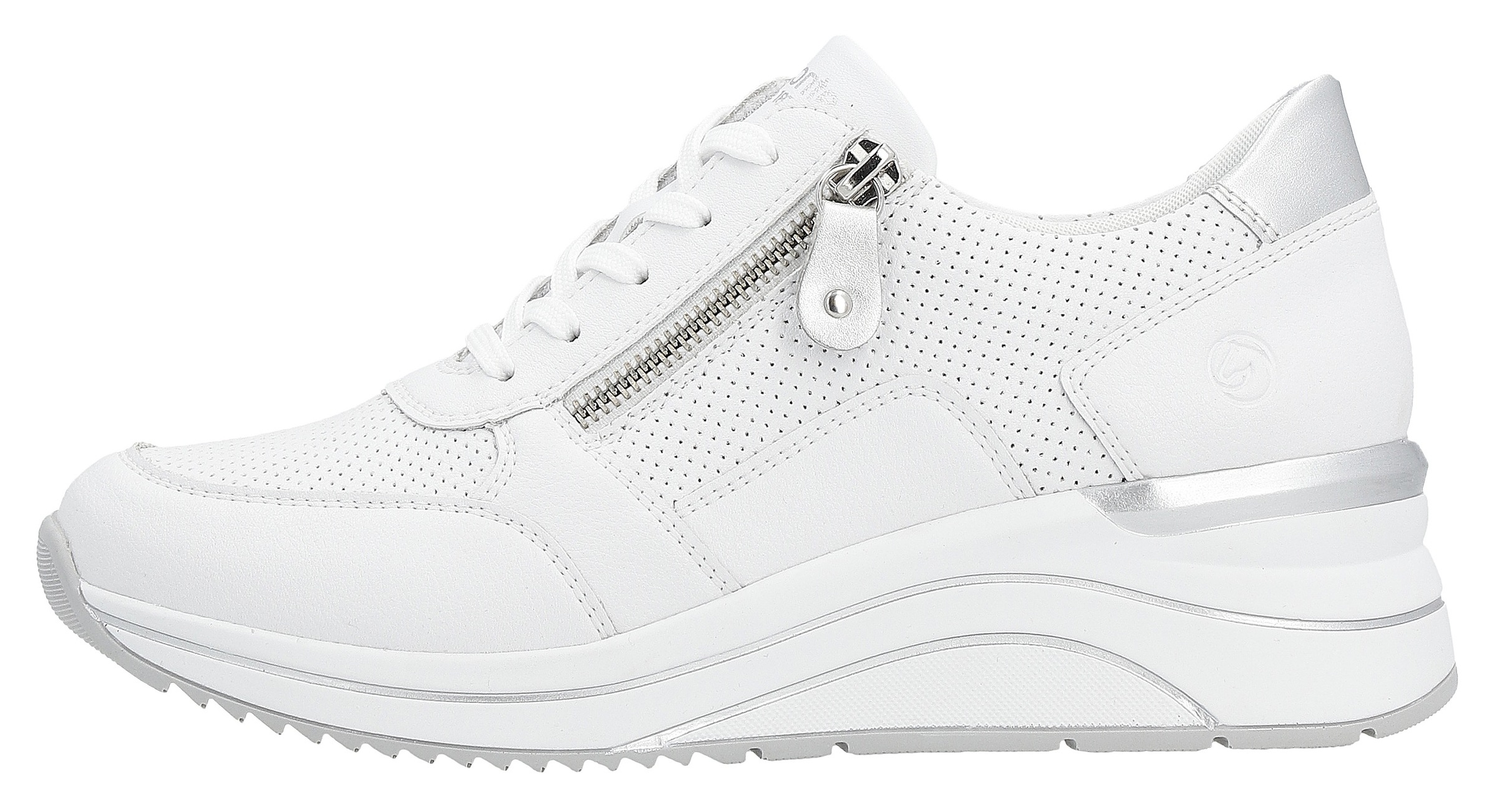 Remonte Keilsneaker, Freizeitschuh, Halbschuh, Schnürschuh mit Schaftrandpolsterung
