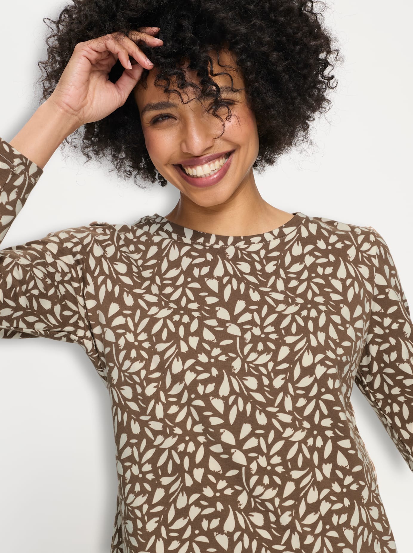 heine Langarmshirt »Druck-Shirt« 1
