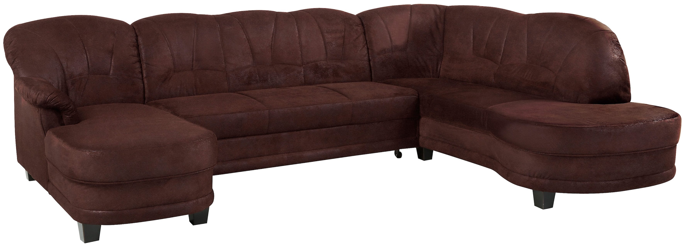 Home affaire Wohnlandschaft »Camelita, viel Platz, bequem und zeitlos, Breite 289cm, U-Form« wahlweise mit Bettfunktion