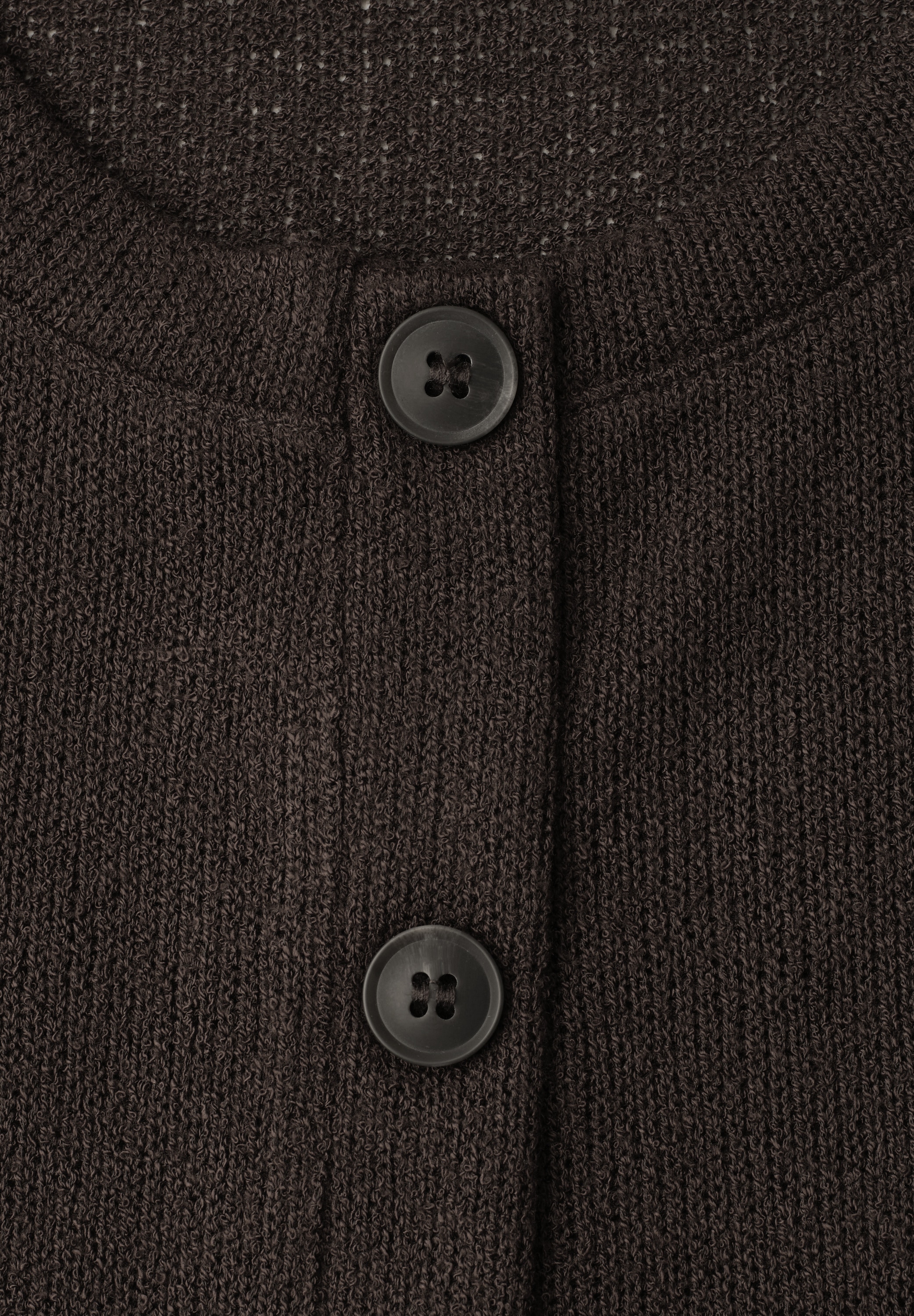 STREET ONE Stricktop mit Glitzerdetails, Regular Fit