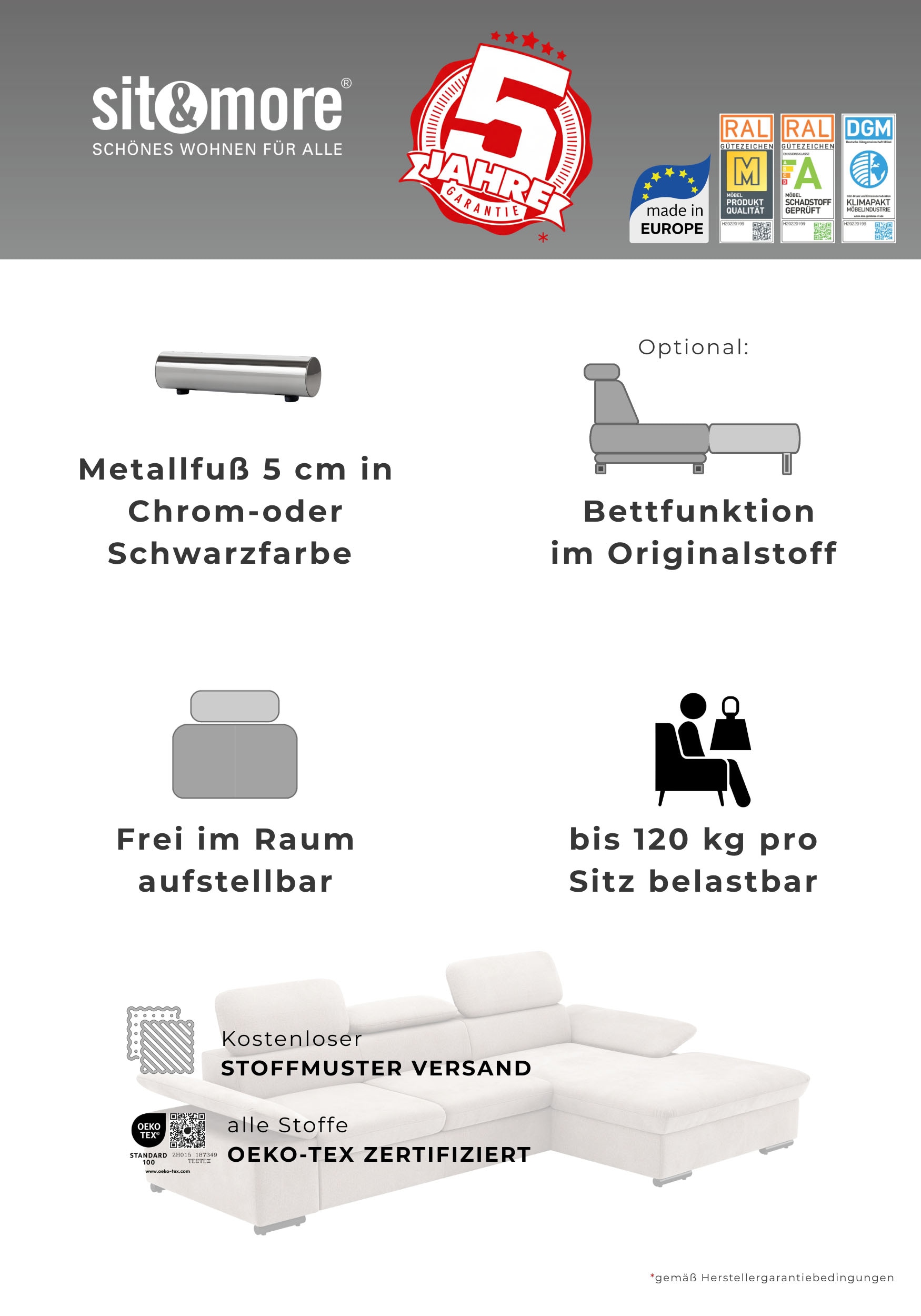 sit&more Polsterhocker »Alcudia«