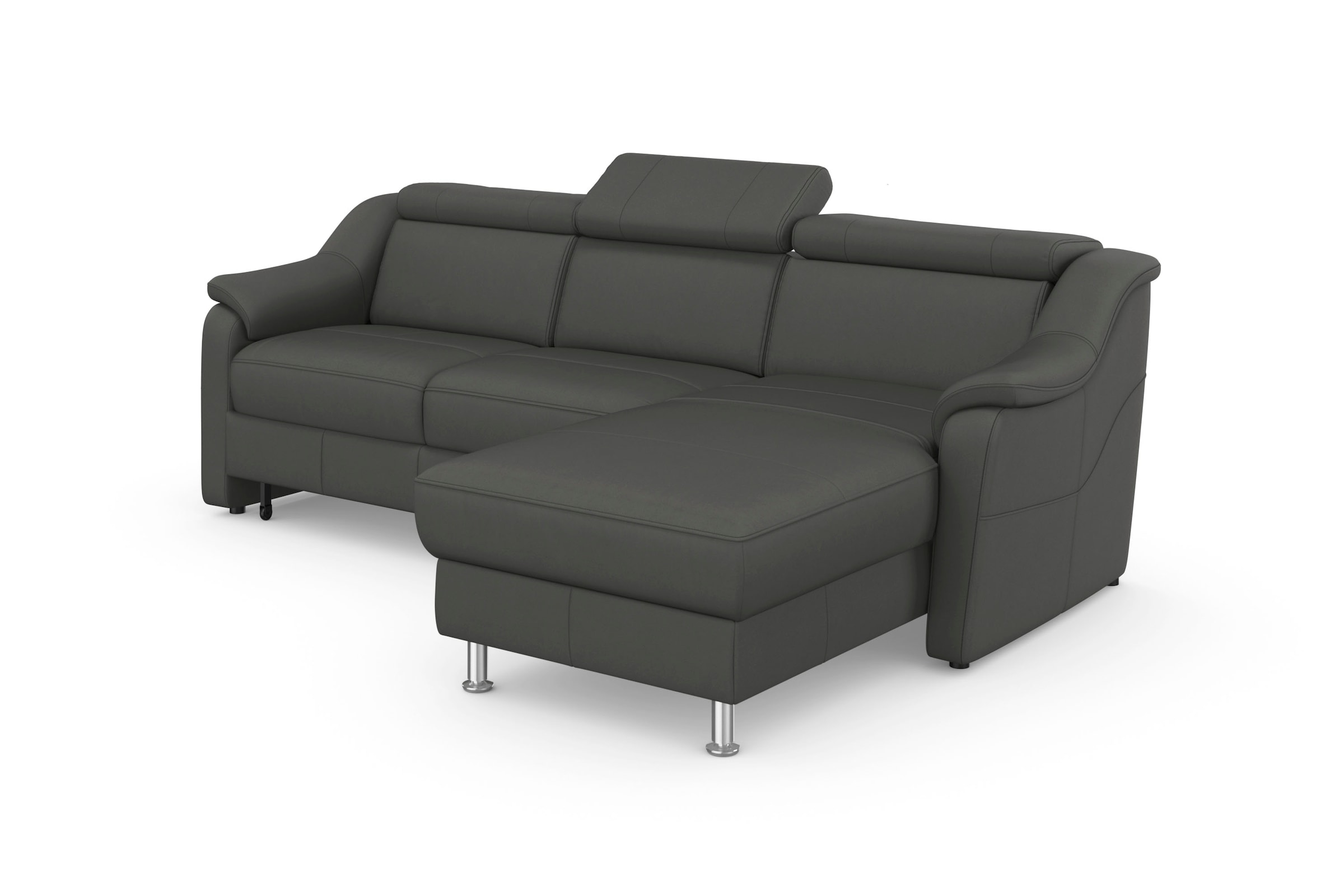sit&more Ecksofa »Freetown L-Form«, inklusive Kopfteilverstellung und komfortablem Federkern