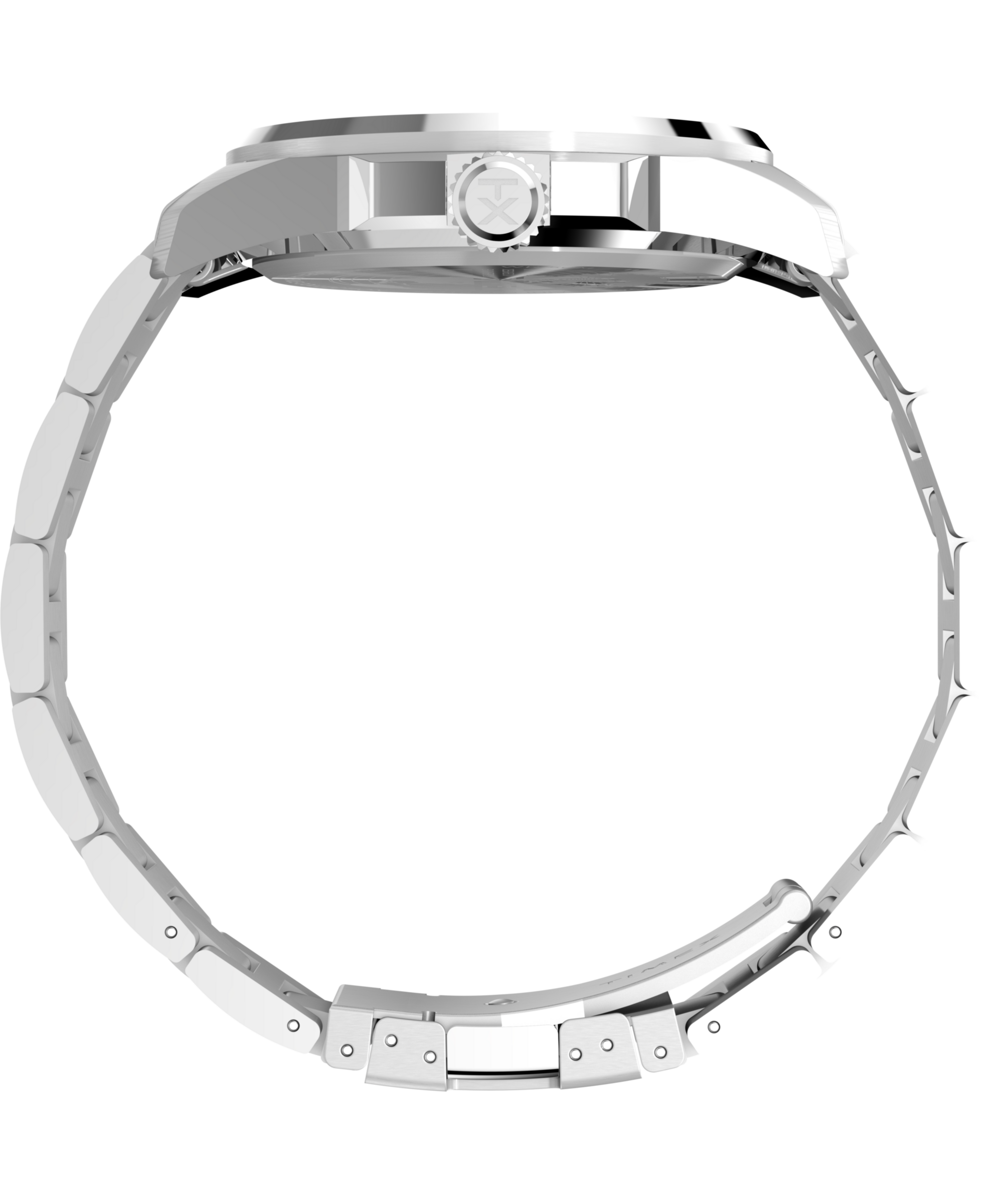 Timex Quarzuhr »ESSEX« Armbanduhr, Herrenuhr, Edelstahlarmband, Datum, Leuchtzeiger