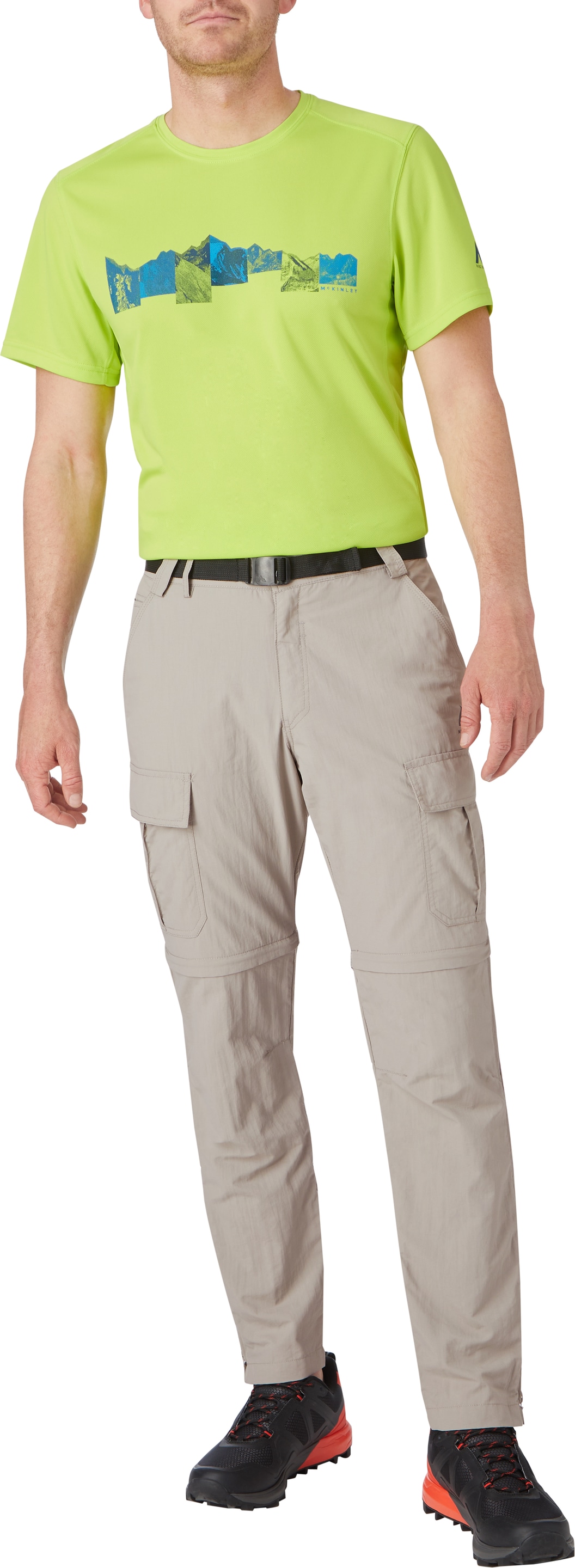 McKINLEY Outdoorhose »HE.-ABZIPPHOSE AMITE III MN«  mit abzippbaren Beinen, feuchtigkeitsableitend, schnelltrocknend