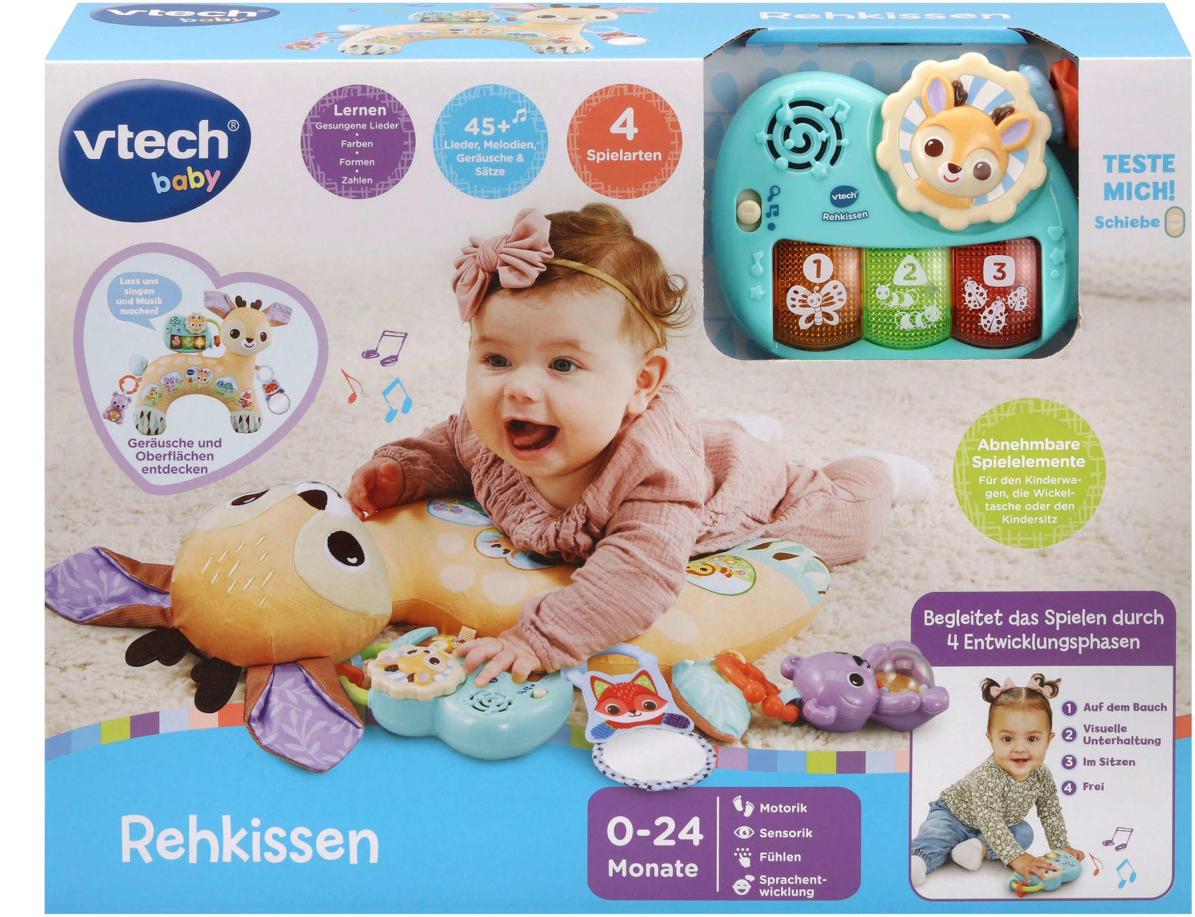 Vtech® Lernspielzeug »Vtech Baby, mit Sound kaufen Licht bei OTTO und Rehkissen«
