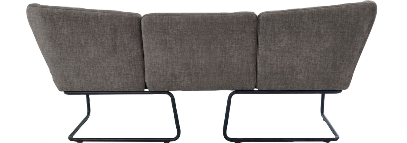 K+W Komfort & Wohnen Polsterbank »Mikkado Tube« in abgerundeter Form, Rundrohrkufe lang, in 2 Breiten 192 oder 242 cm