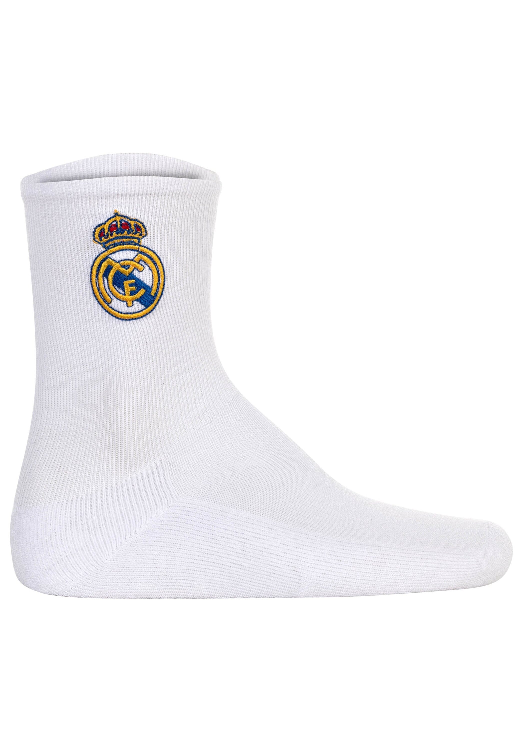 Real Madrid Kurzsocken »Socken RM Kids Crew Socks 5-Pack Embroidery 5er Pack« 5 Paar tlg.