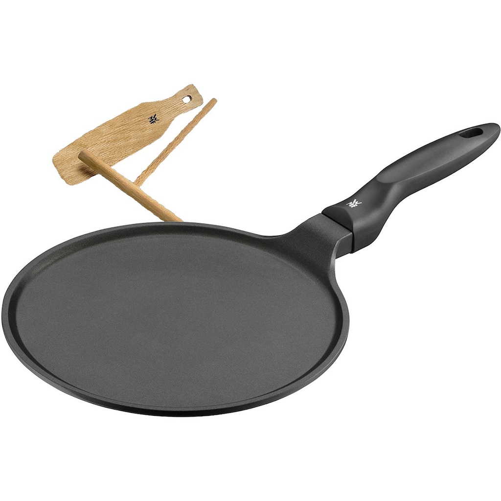 WMF Crêpepfanne »Devil«, Aluminiumguss, mit Holzbesteck, Ø 27 cm, Induktion