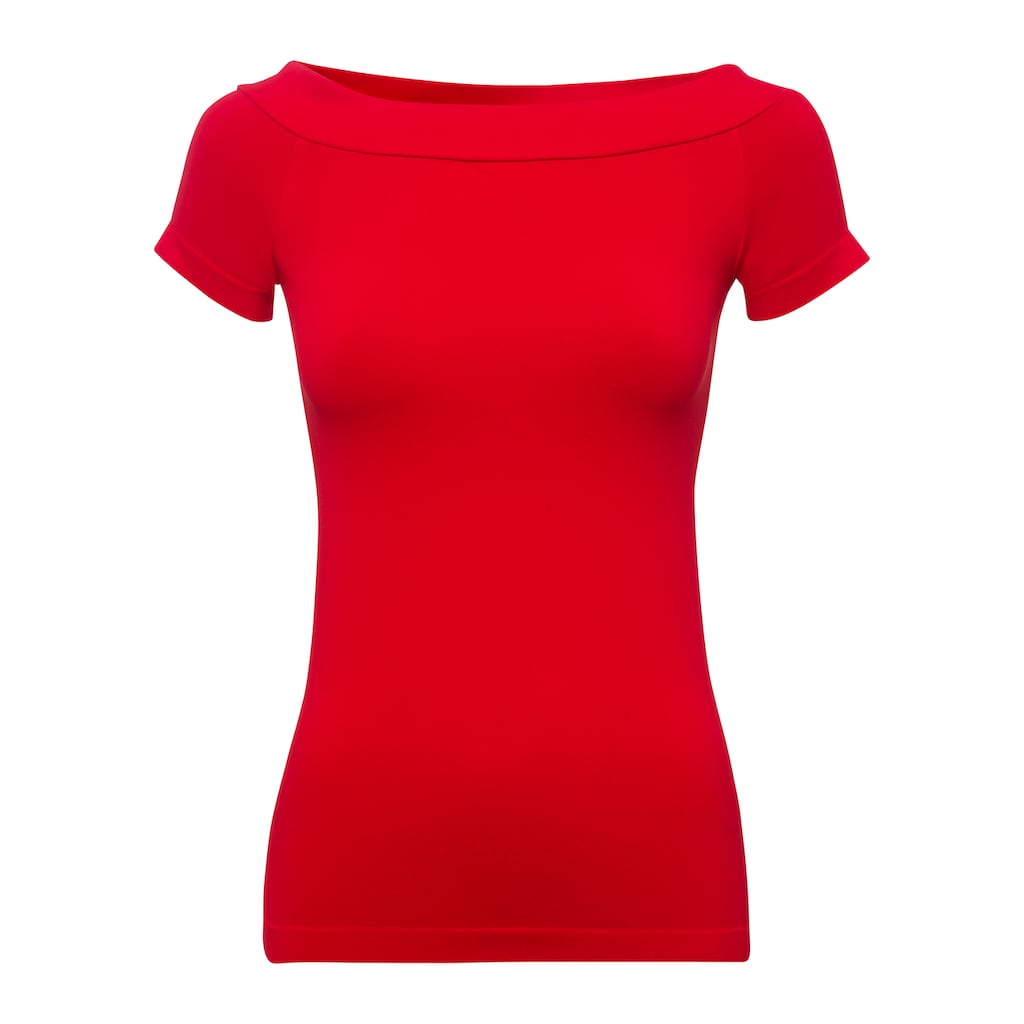 United Colors of Benetton Carmenshirt, mit femininen Carmen-Ausschnitt