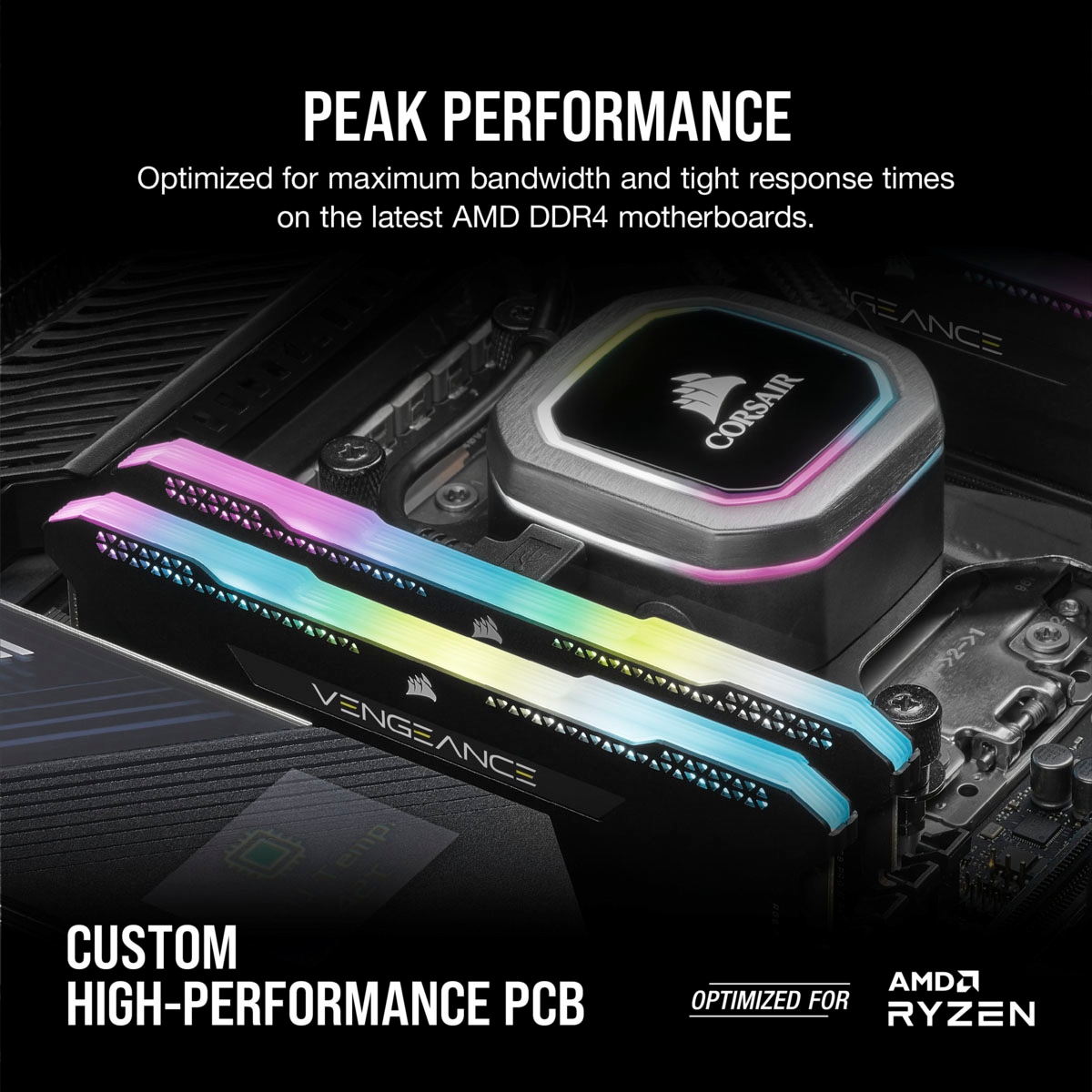 Corsair Arbeitsspeicher »Vengeance RGB PRO SL DDR4 3200Mhz 16GB (2x8GB) Black«