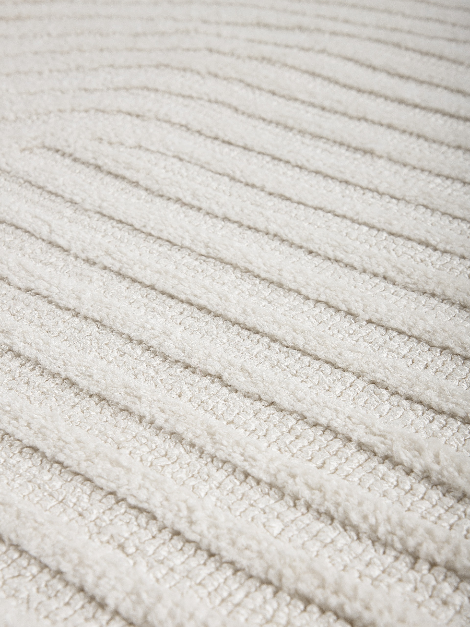 carpetfine Teppich »Holly Zen 3«, rund, 12 mm Höhe, Hoch-Tief-Effekt, geometrisch, Zeitloses Design, dekoratives Highlight