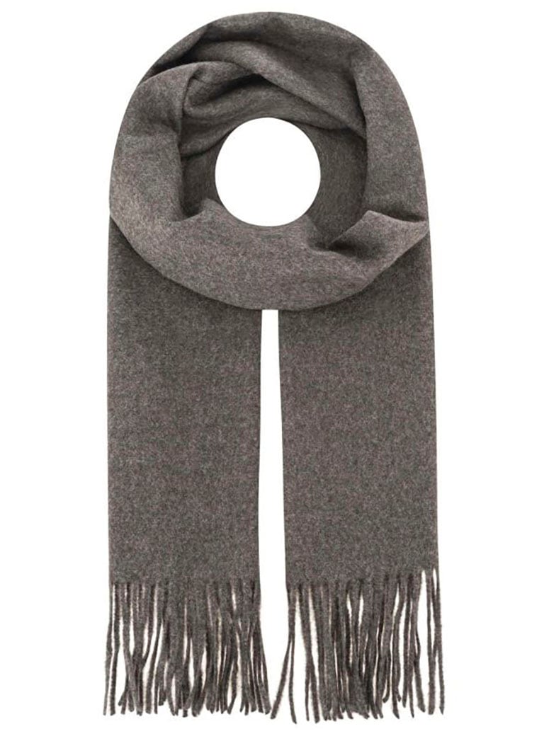 Zwillingsherz Schal »"Wollmix Uni"« mit Fransenabschluss