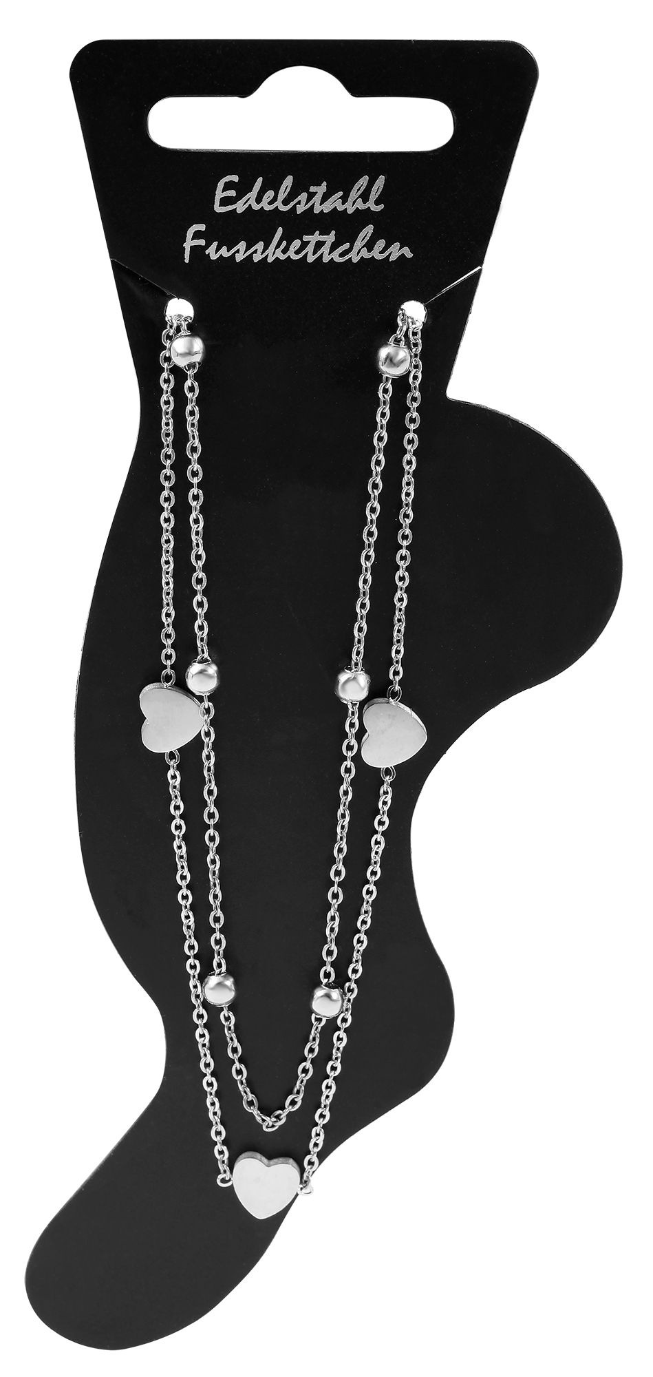 Adelia´s Armband »Damen Armband ¿ Herz aus Edelstahl 22,5 cm«