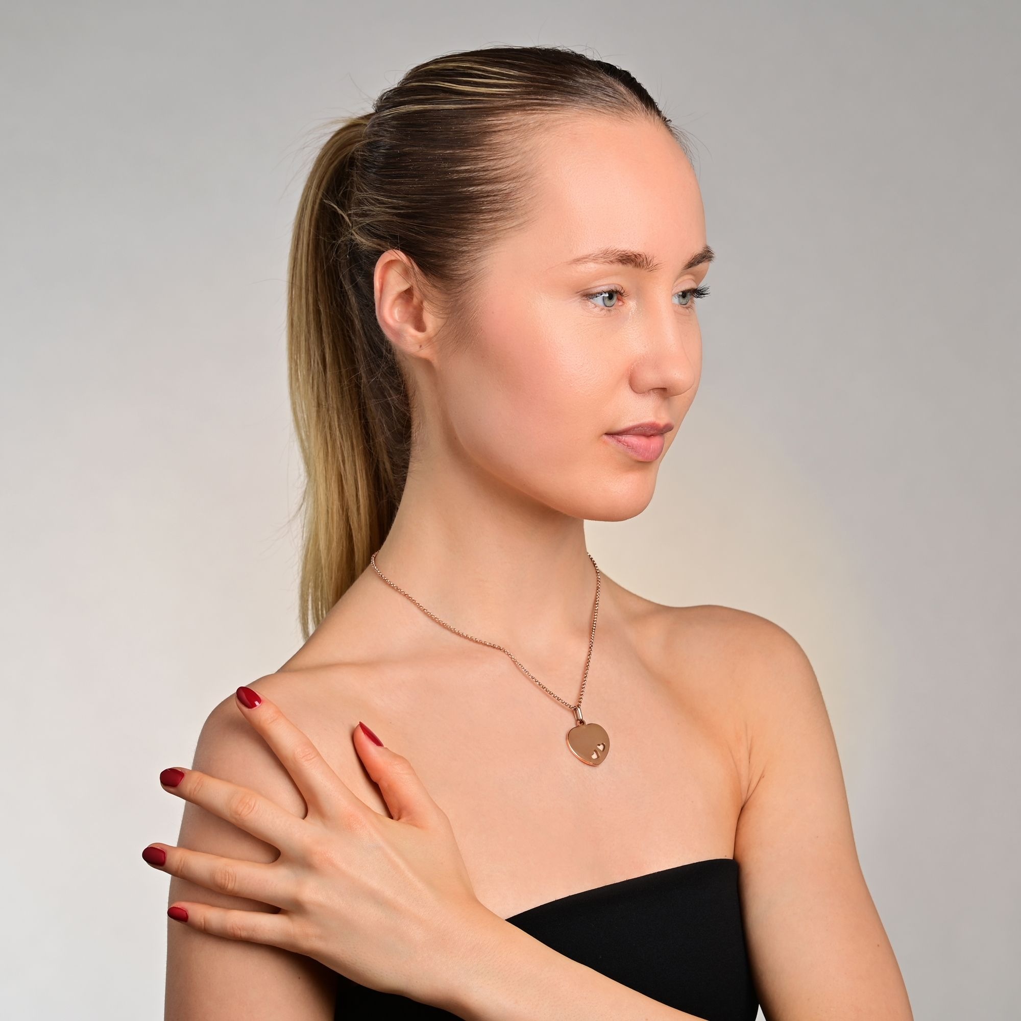 Adelia´s Kettenanhänger »Damen Anhänger ¿ Herz Gravuranhänger aus Edelstahl«