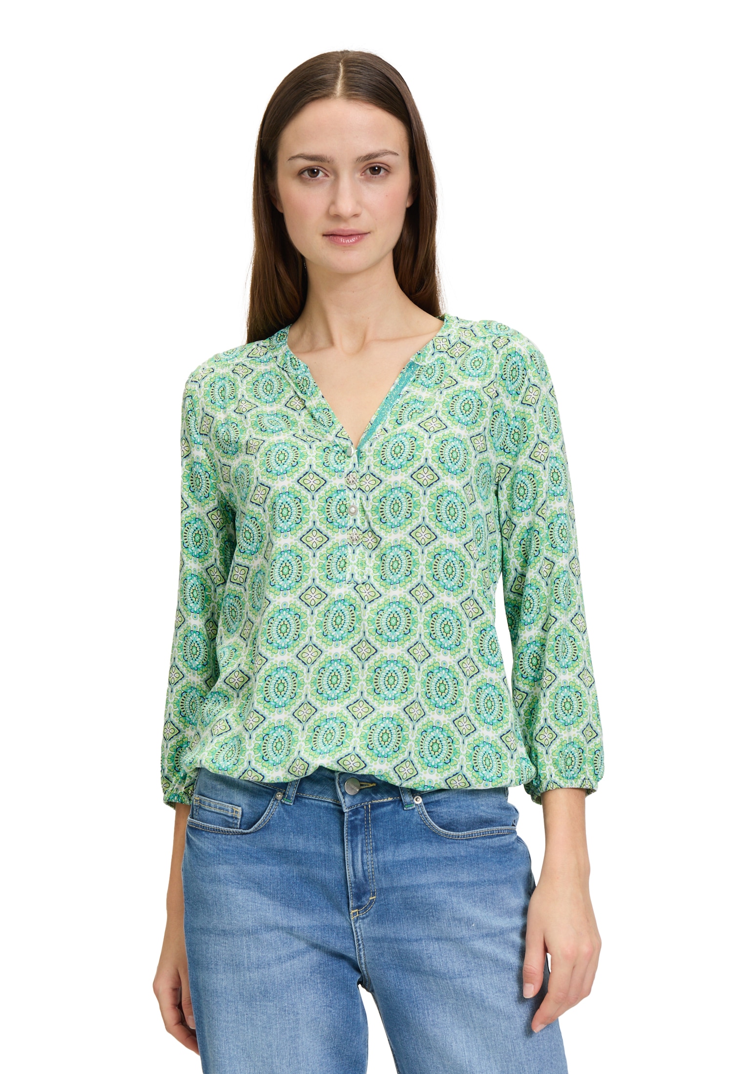 Cartoon Klassische Bluse »Casual-Bluse mit Muster«