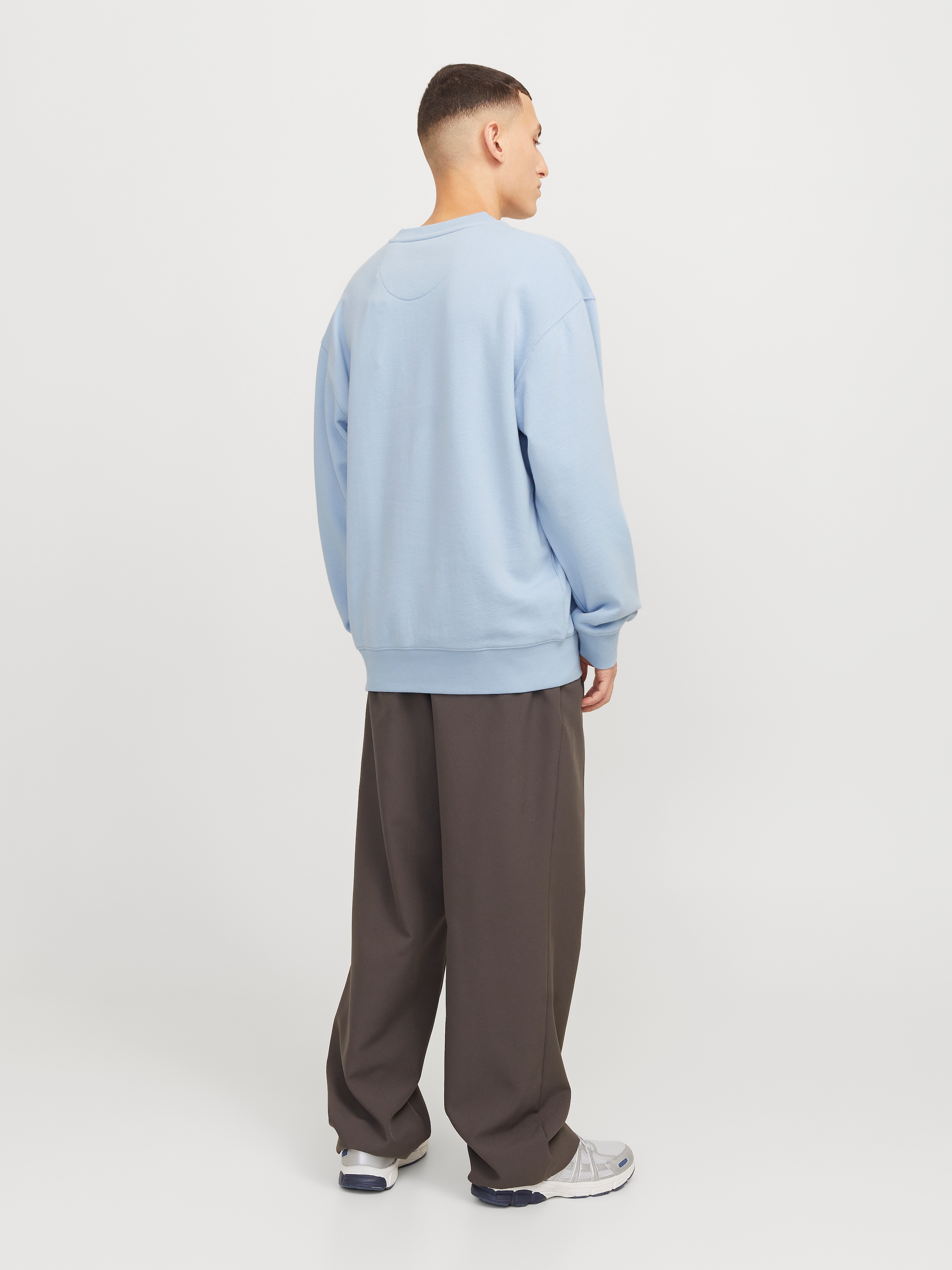 Jack & Jones Sweatshirt »JJECHARGE SWEAT CREW NECK NOOS«, mit Rippbündchen