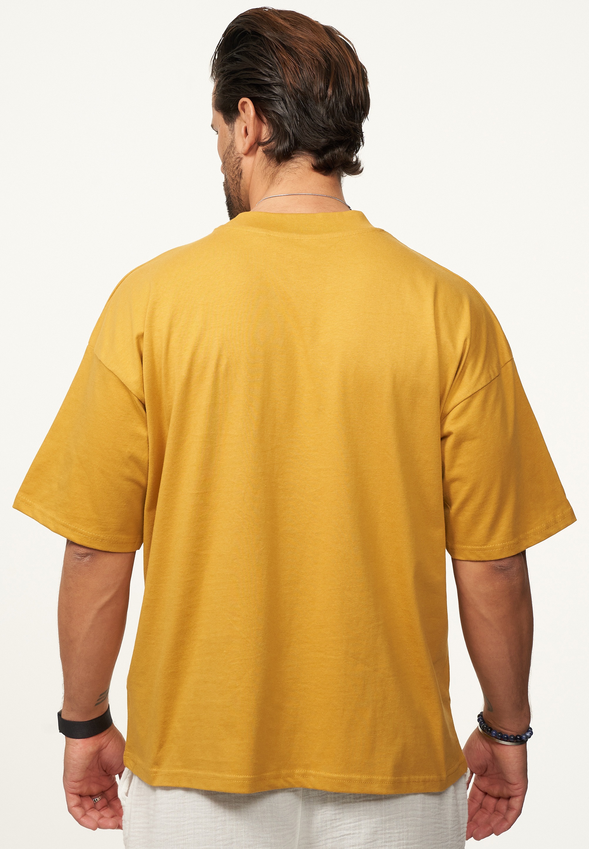 SOULSTAR T-Shirt »Kurzarm Oversize aus 100% Baumwolle mit Rundhalsausschnitt Crew Neck für Herren«