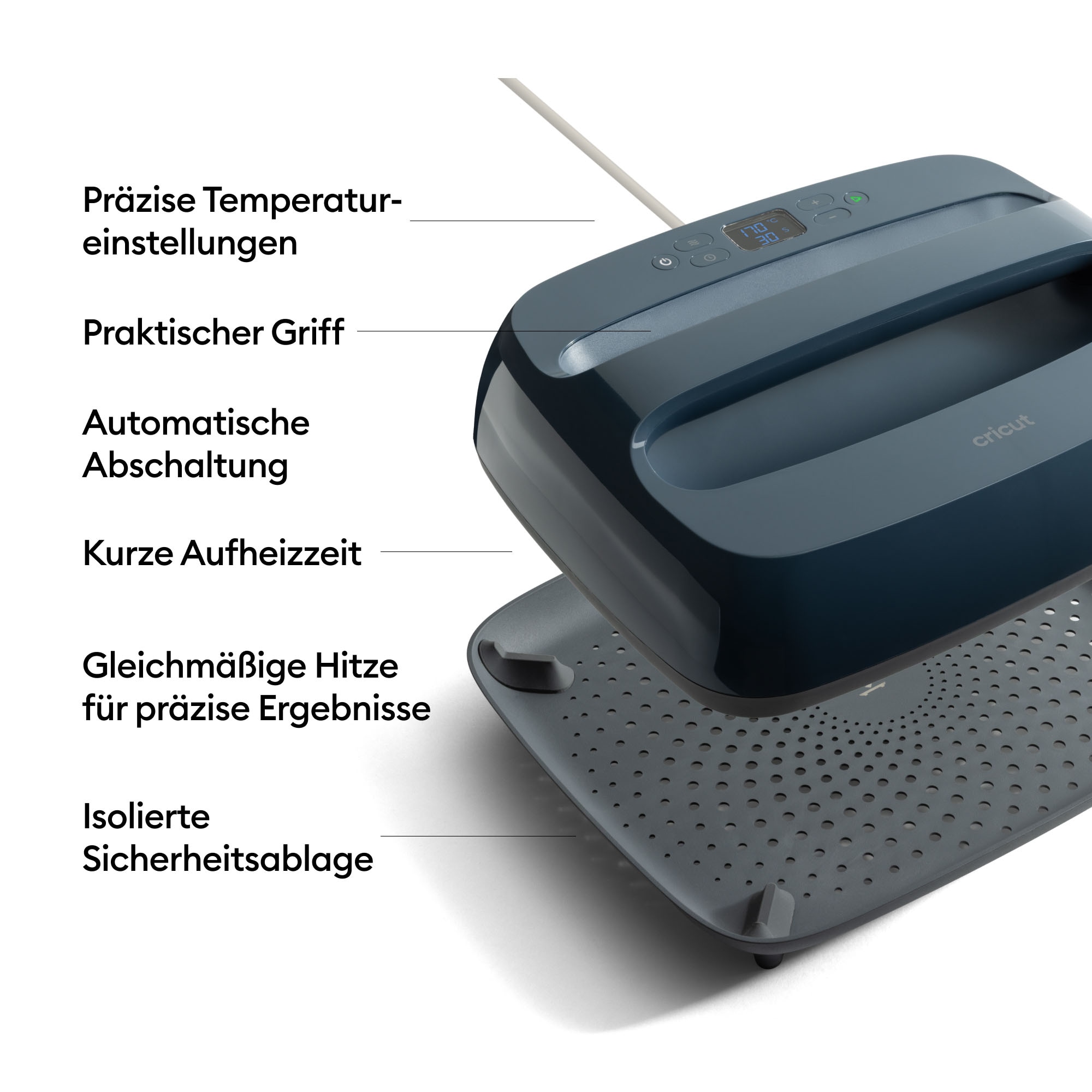 Cricut Transferpresse »EasyPress SE Large 25x30cm, inkl. Matte« 30 cmx25 cm