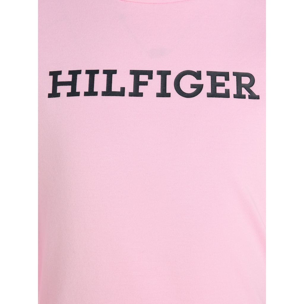 Tommy Hilfiger Underwear Pyjama »LONG SLEEVES LEGGINGS PJ SET«, (2 tlg.), mit gewellten Saumabschlüssen