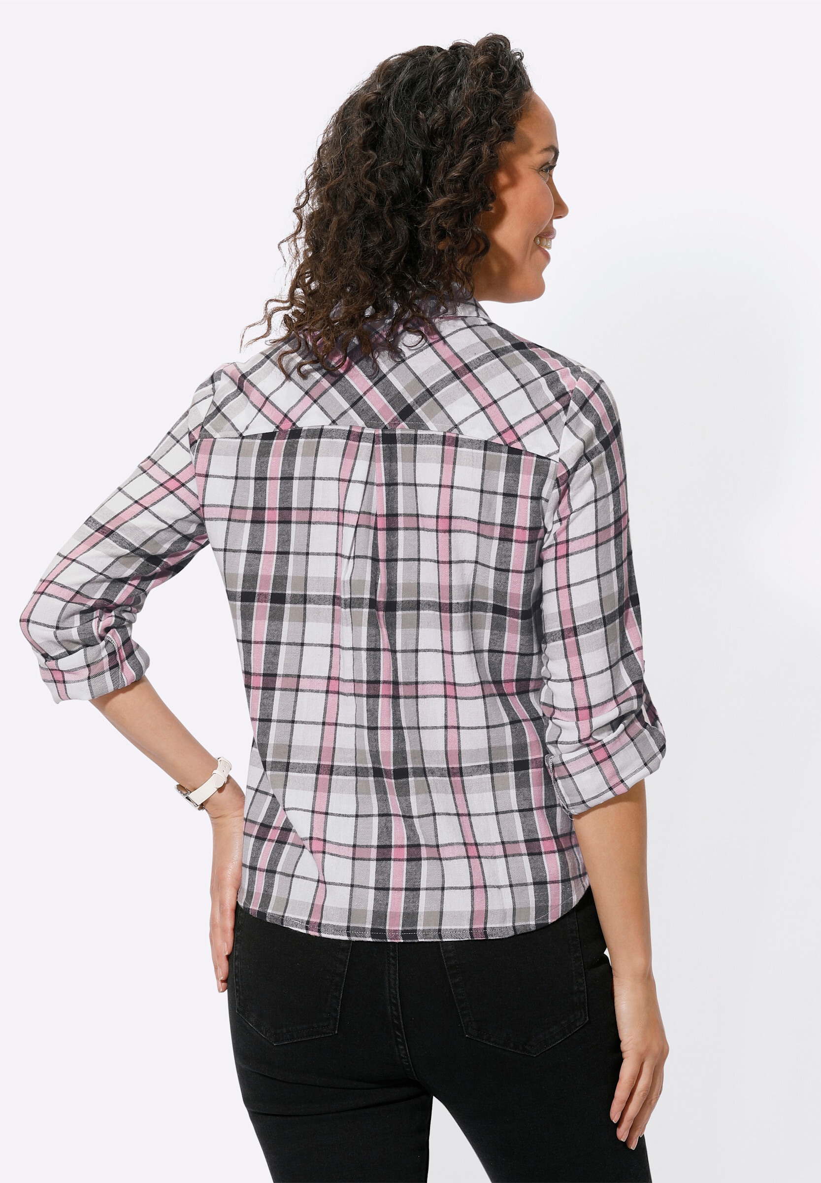 Witt Hemdbluse »Bluse Flanellbluse mit Web-Karo«