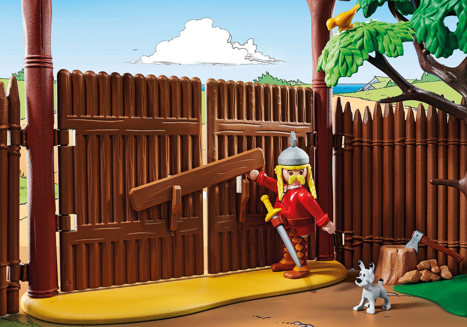 Playmobil® Konstruktions-Spielset »Großes Dorffest (70931), Asterix«, (310 St.), Made in Germany