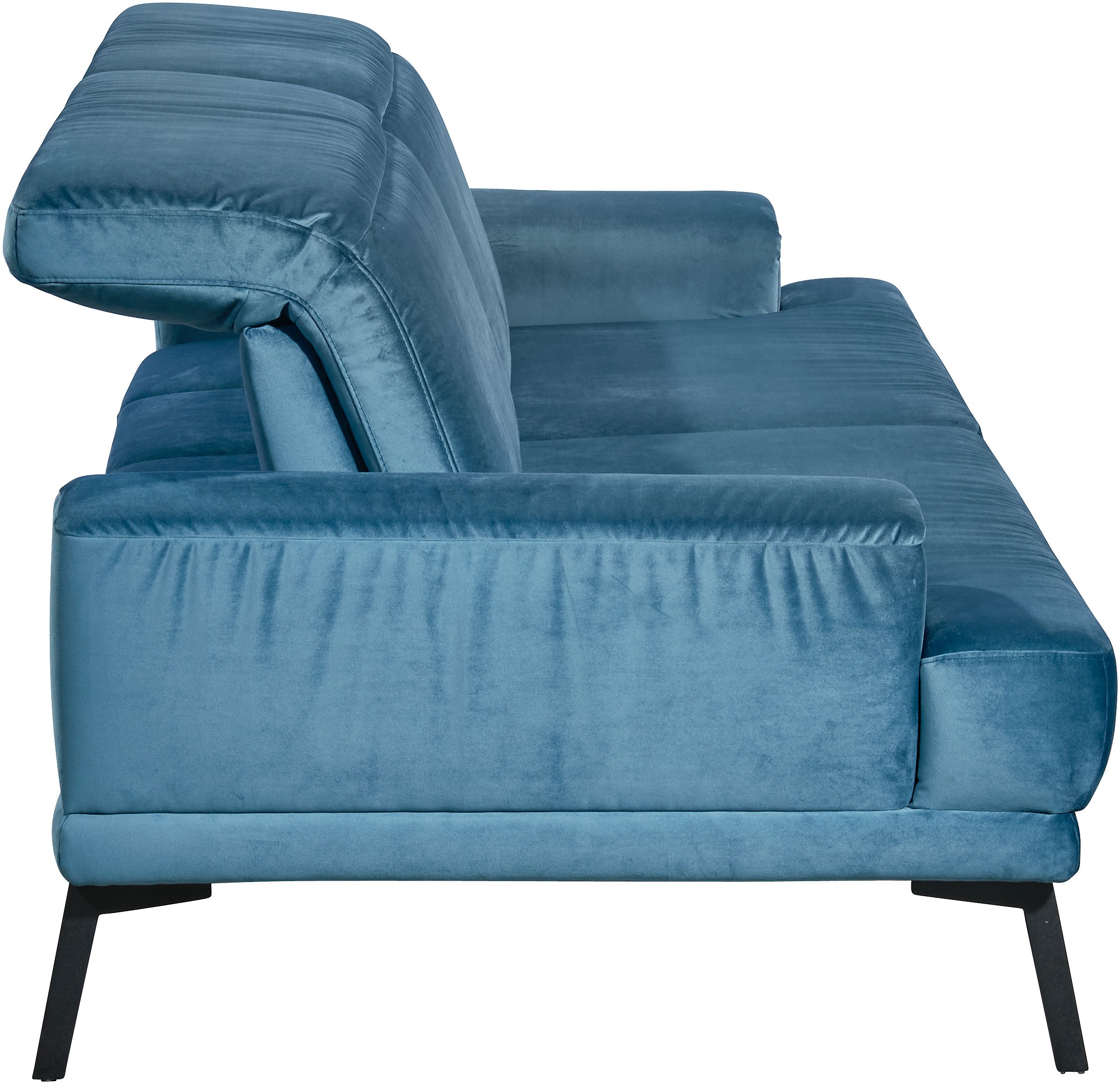 Musterring 2-Sitzer »MR 4580« inkl. Kopf- und Sitztiefenverstellung, Fuß schwarz, B198 x T103 cm