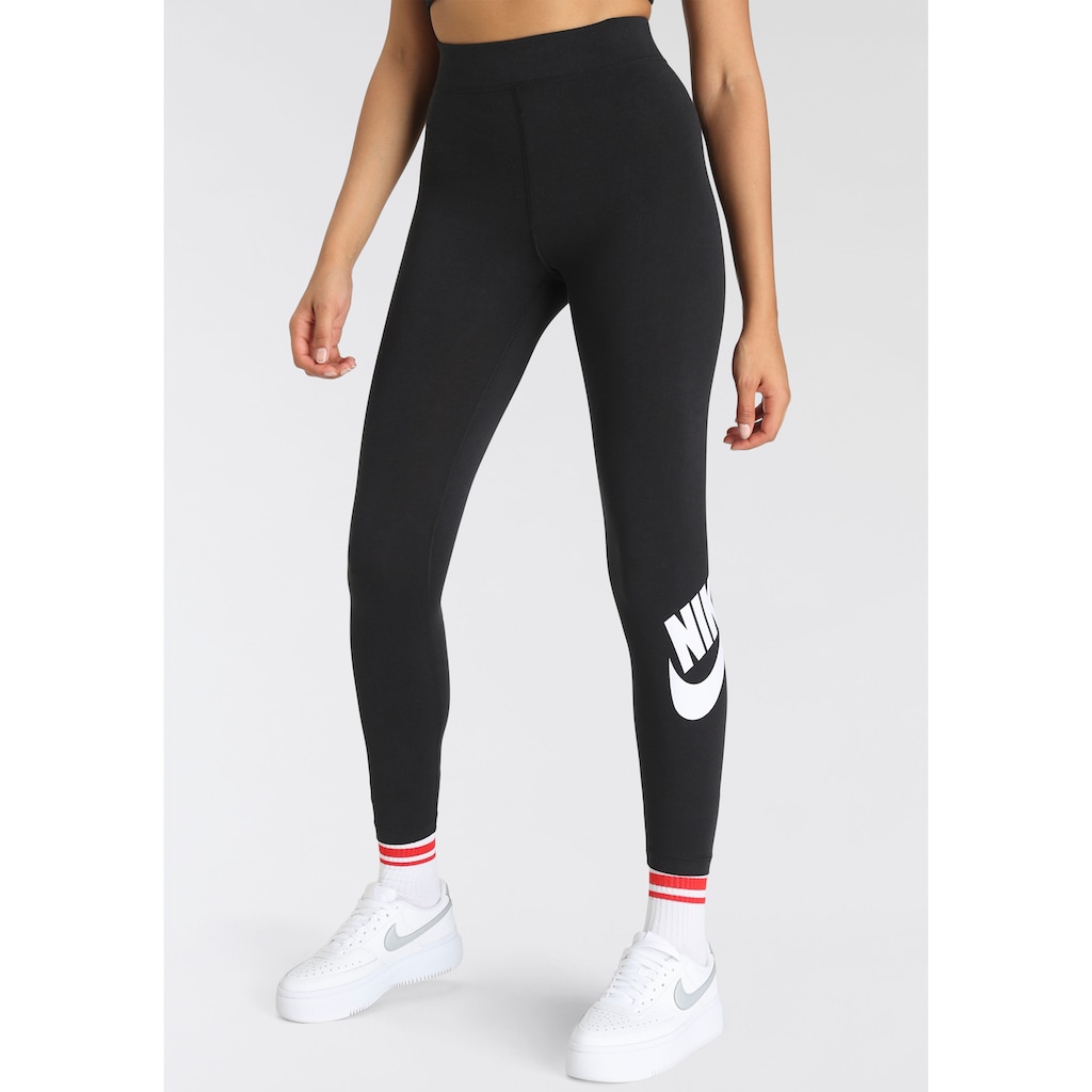 Nike Sportswear Leggings »Essential Women's High-Waisted Graphic Leggings«