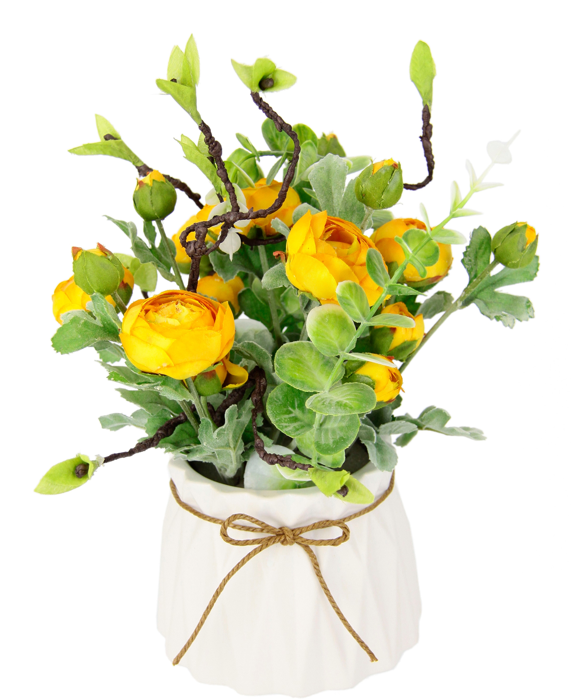 I.GE.A. Kunstblume Gesteck Frühlingsblume bestellen aus OTTO Online Shop Künstliche Arrangement Im Keramik im »Ranunkeln«, Topf