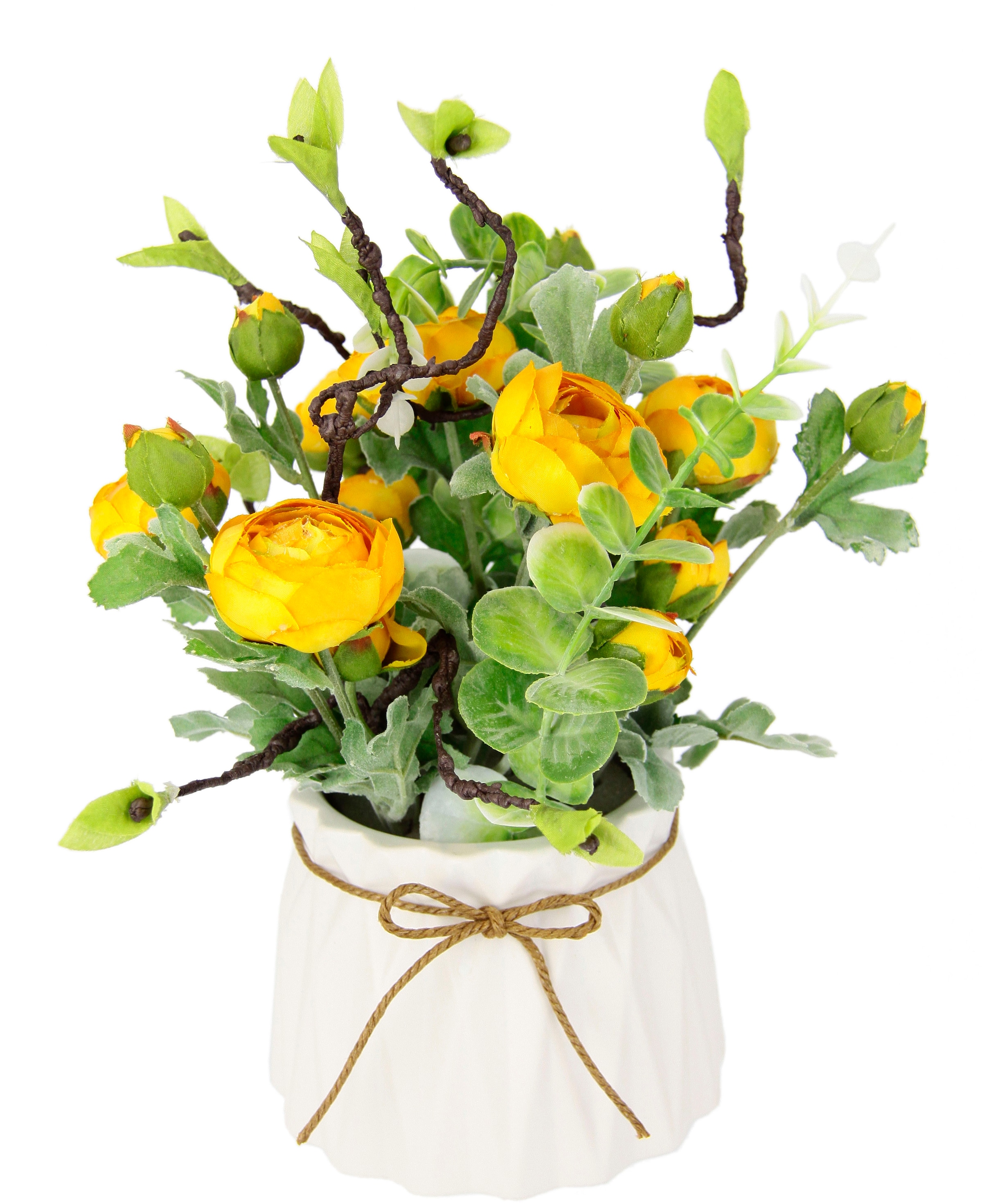 Gesteck Shop »Ranunkeln«, Im Kunstblume Frühlingsblume OTTO Künstliche Arrangement aus Online Topf Keramik bestellen im I.GE.A.