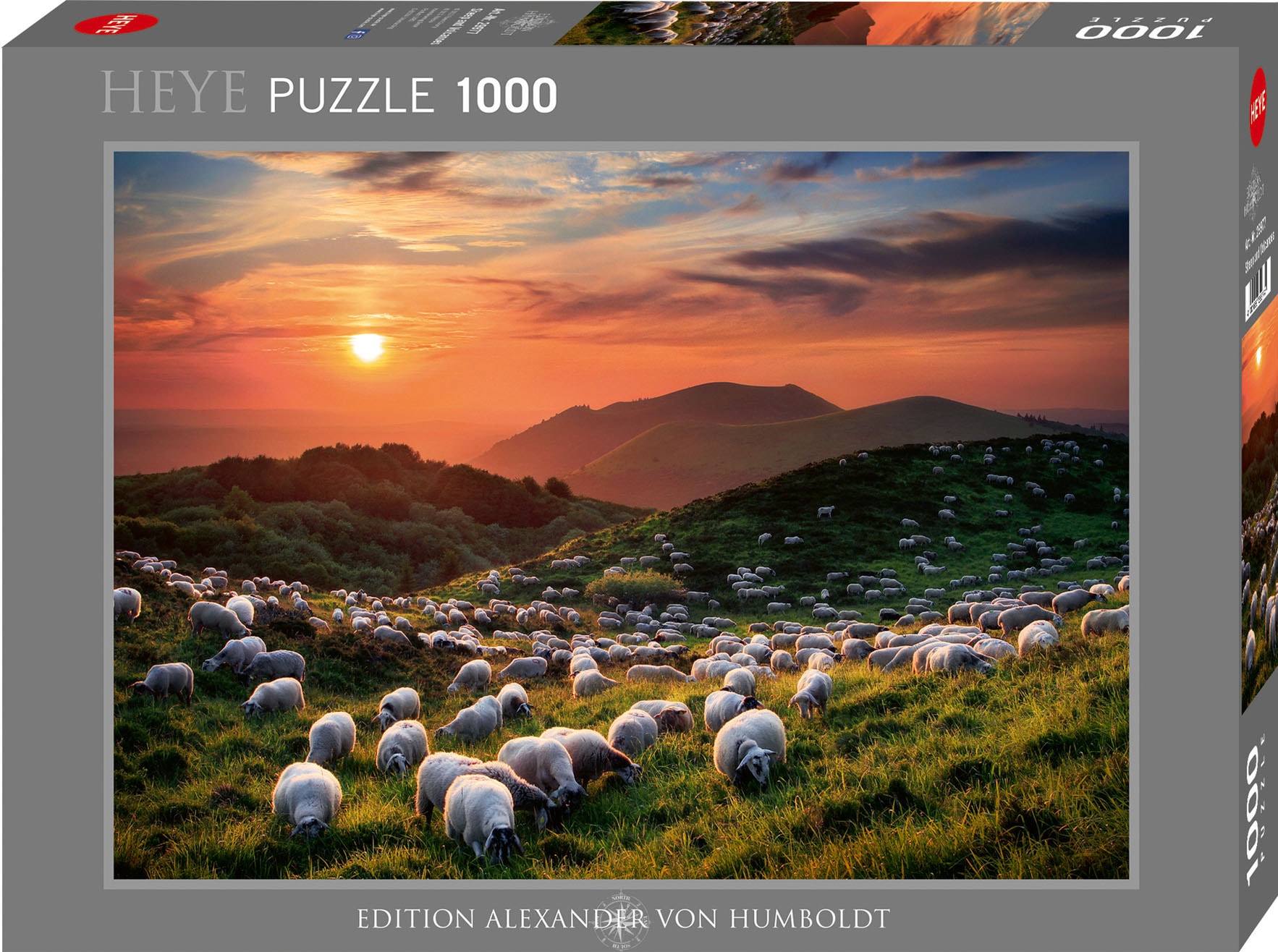 Puzzle »Sheep and Volcanoes /AvH«, Made in Germany