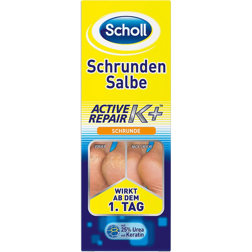 Scholl Fußcreme »Active Repair K+«, Schrunden Salbe