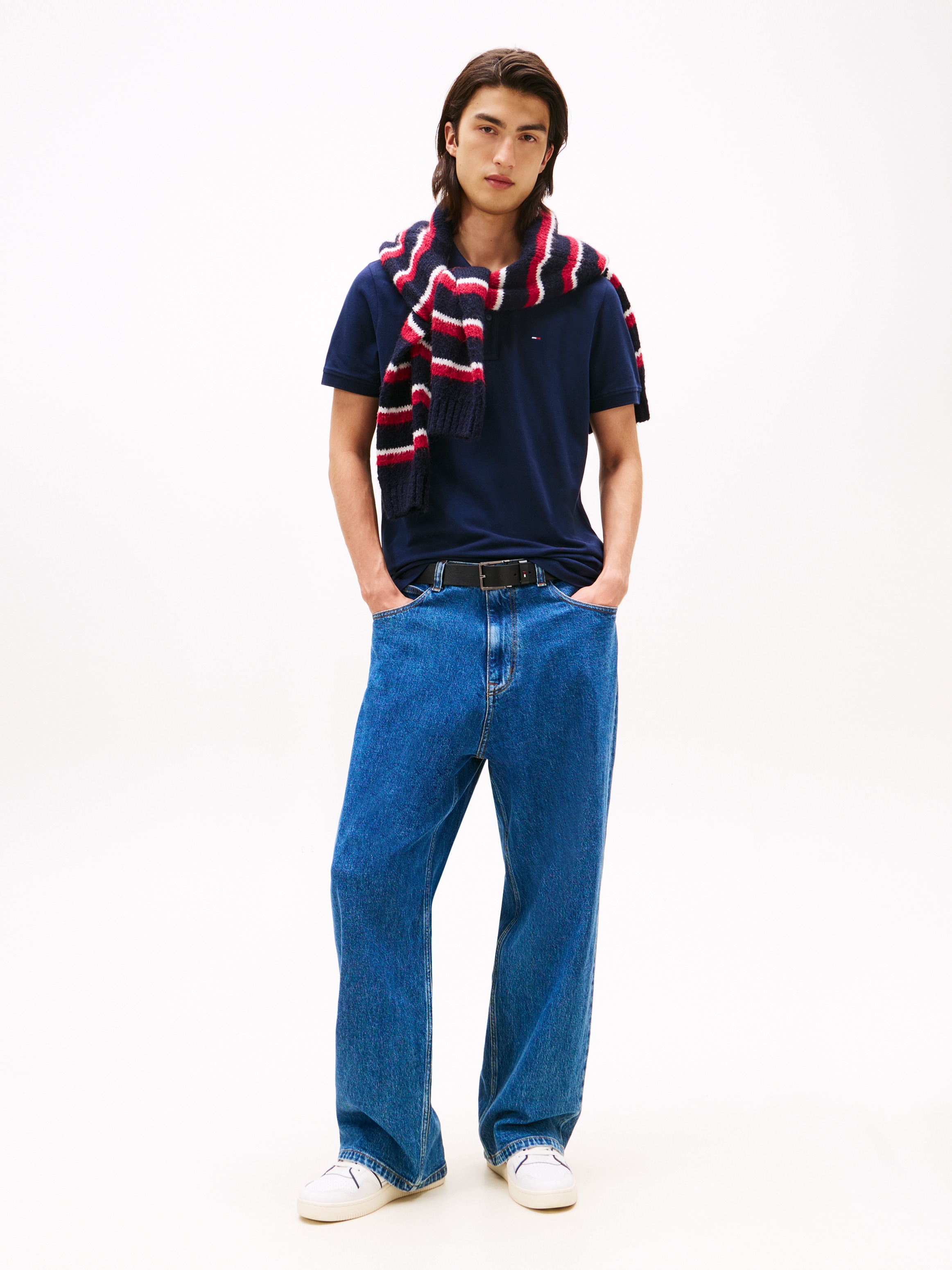 Tommy Jeans Poloshirt »TJM SLIM PLACKET POLO EXT«