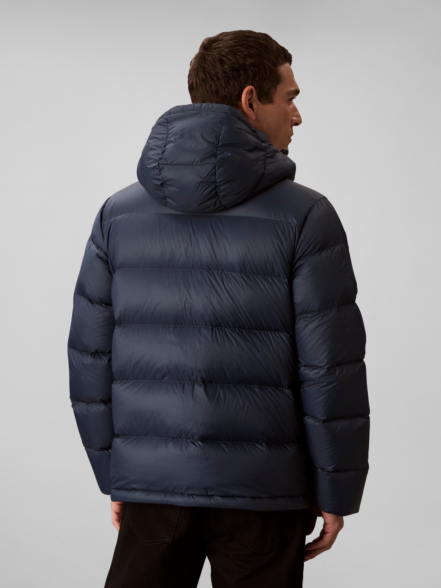 Calvin Klein Jeans Steppmantel »LS NYLN ZP OFF HD DW«, Mit Rundhalsausschnitt